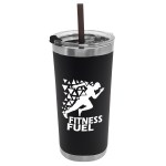 Garyline® Insulated Stainless Steel Tumbler with Straw - 18 oz. 2 Garyline® Insulated Stainless Steel Tumbler with Straw - 18 oz. 2