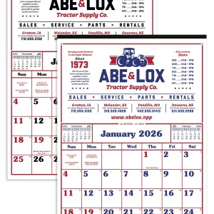 Skinner & Kennedy® Commercial 12-Sheet Calendar 2 Skinner & Kennedy® Commercial 12-Sheet Calendar 2