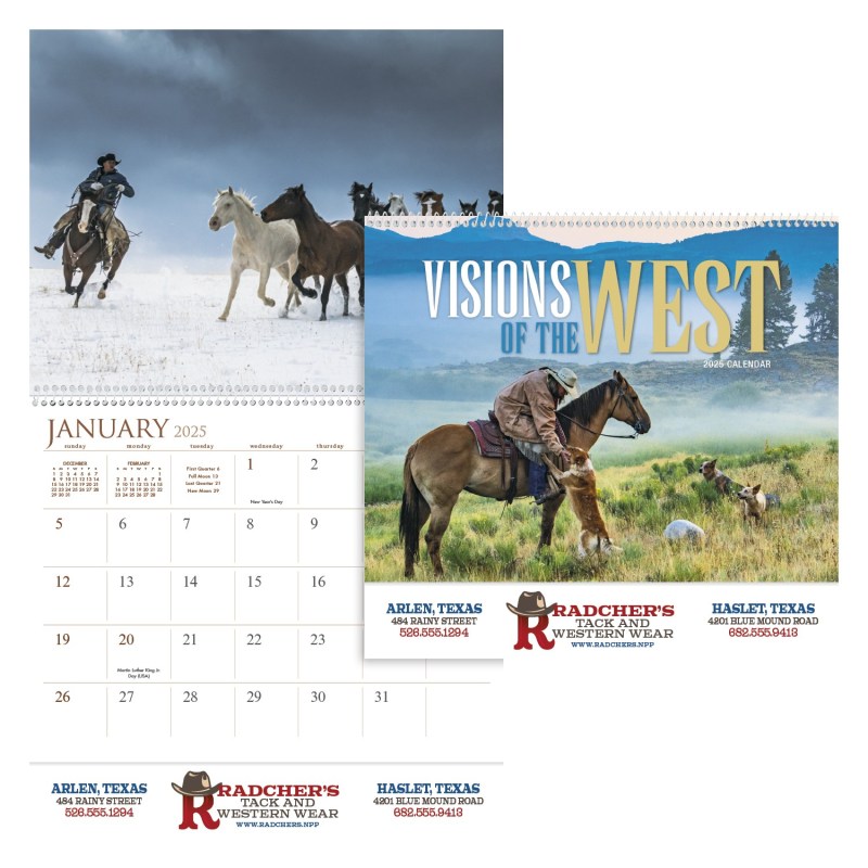 Triumph® Calendars Visions of the West Calendar 2 Triumph® Calendars Visions of the West Calendar 2