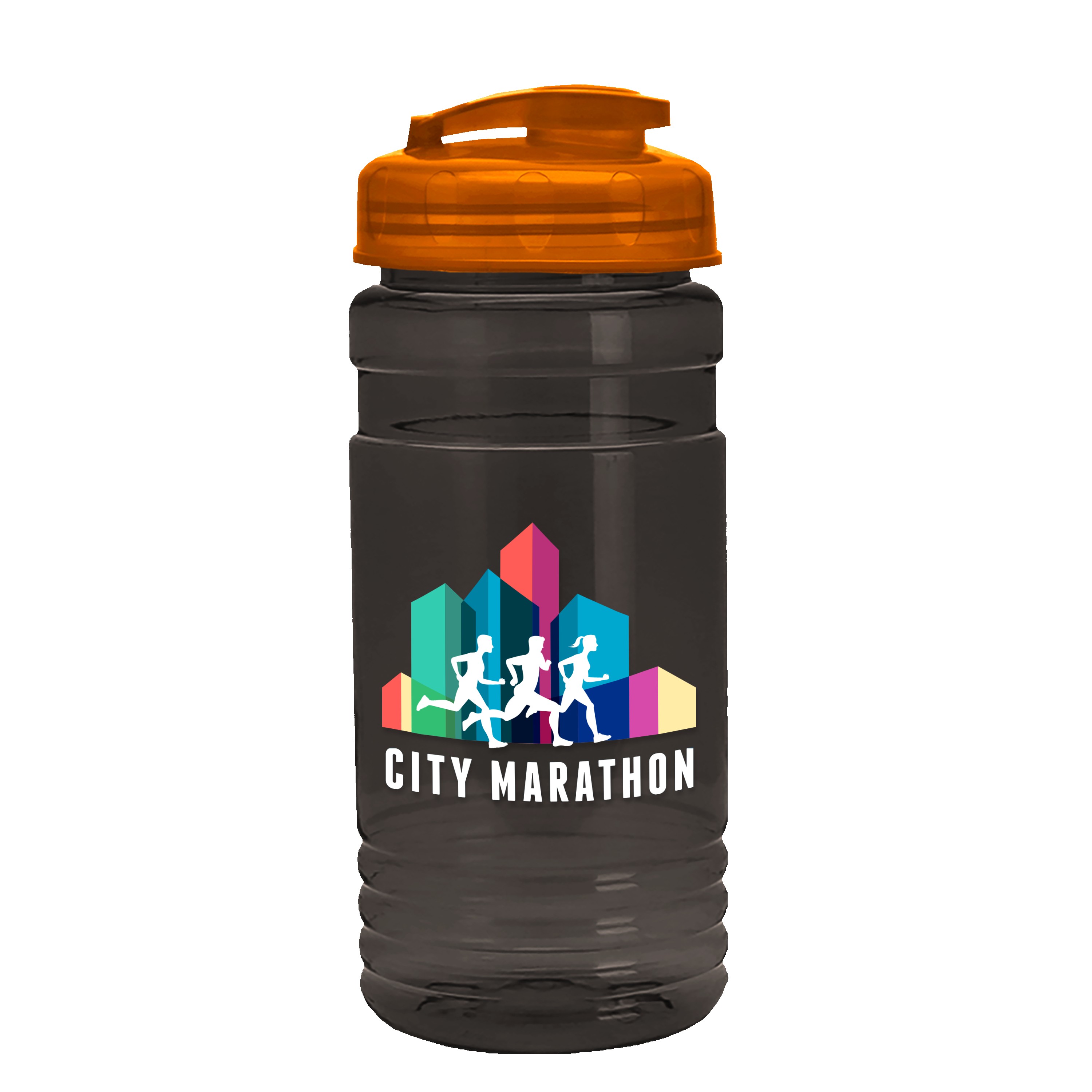 Garyline® Groove Tritan® Bottle with Flip-Top Lid - 20 oz. 2