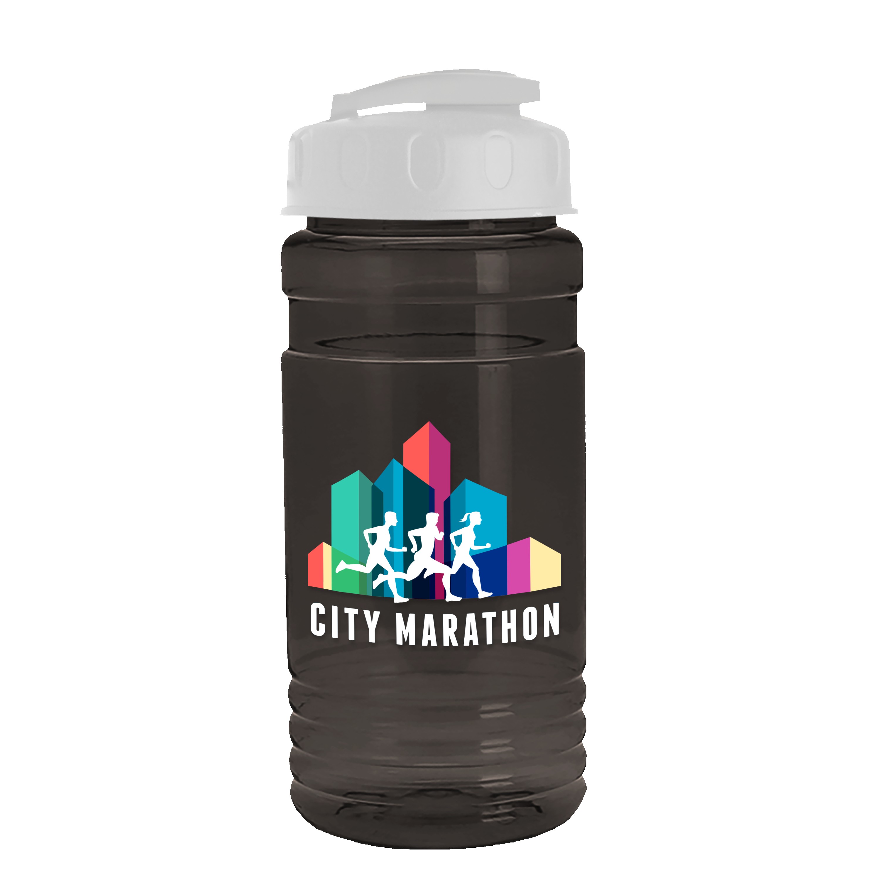 Garyline® Groove Tritan® Bottle with Flip-Top Lid - 20 oz. 2