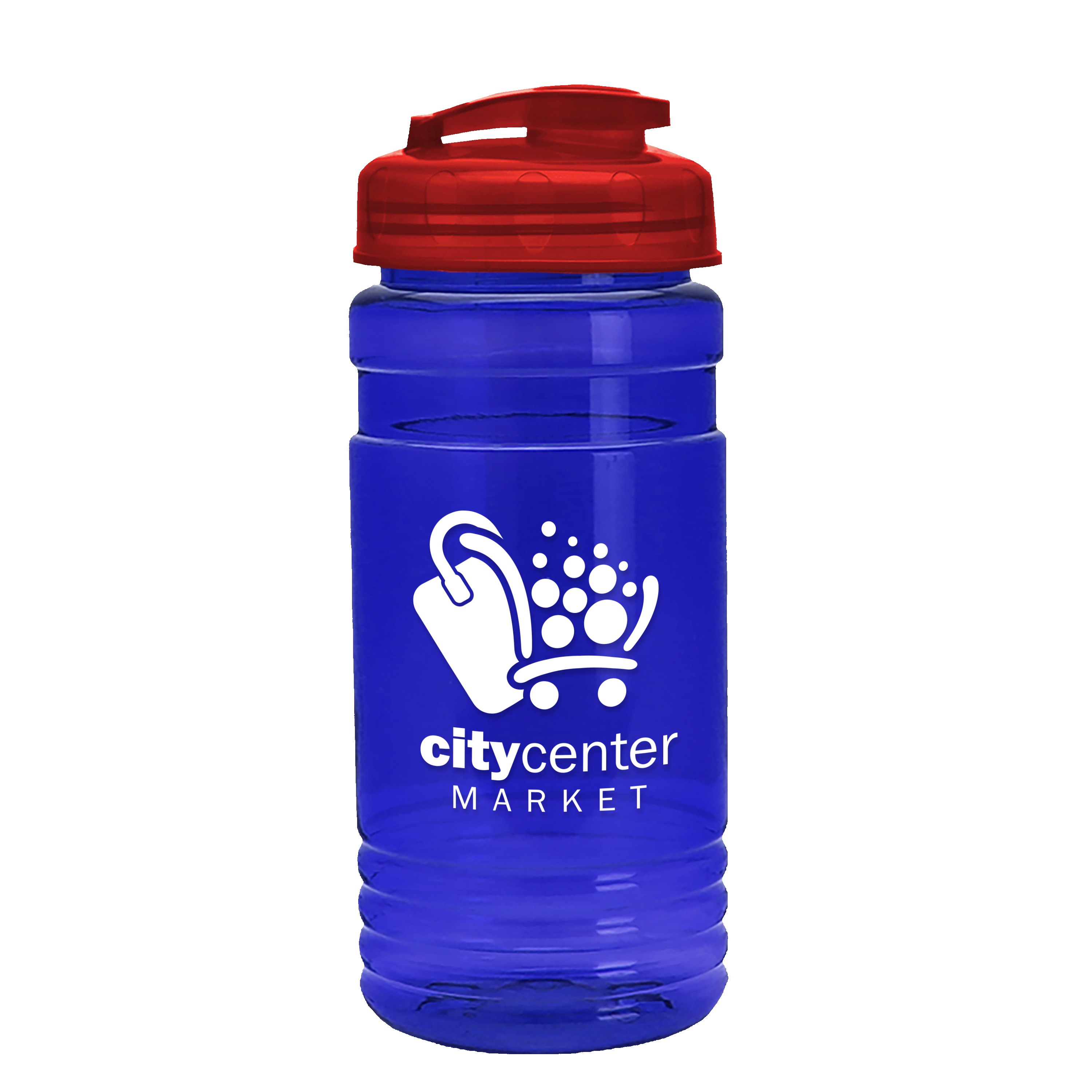 Garyline® Groove Tritan® Bottle with Flip-Top Lid - 20 oz. 2