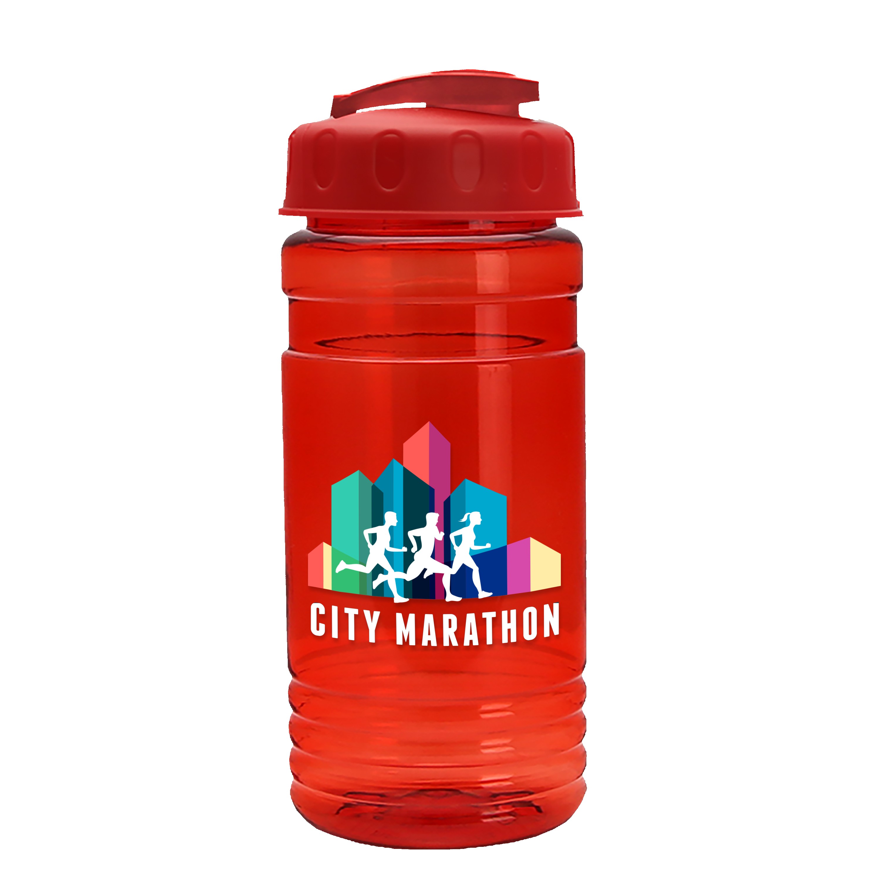 Garyline® Groove Tritan® Bottle with Flip-Top Lid - 20 oz. 2