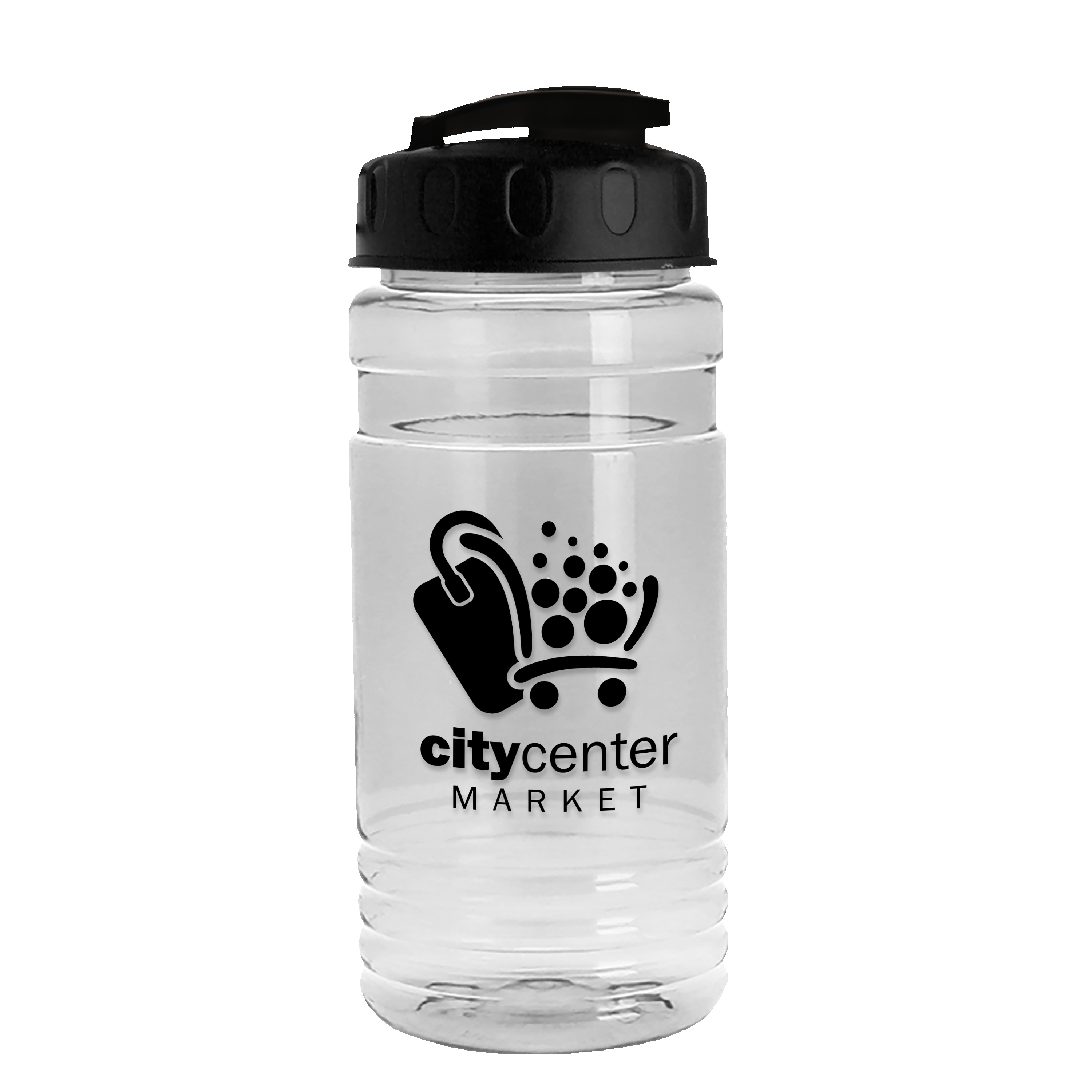 Garyline® Groove Tritan® Bottle with Flip-Top Lid - 20 oz. 2