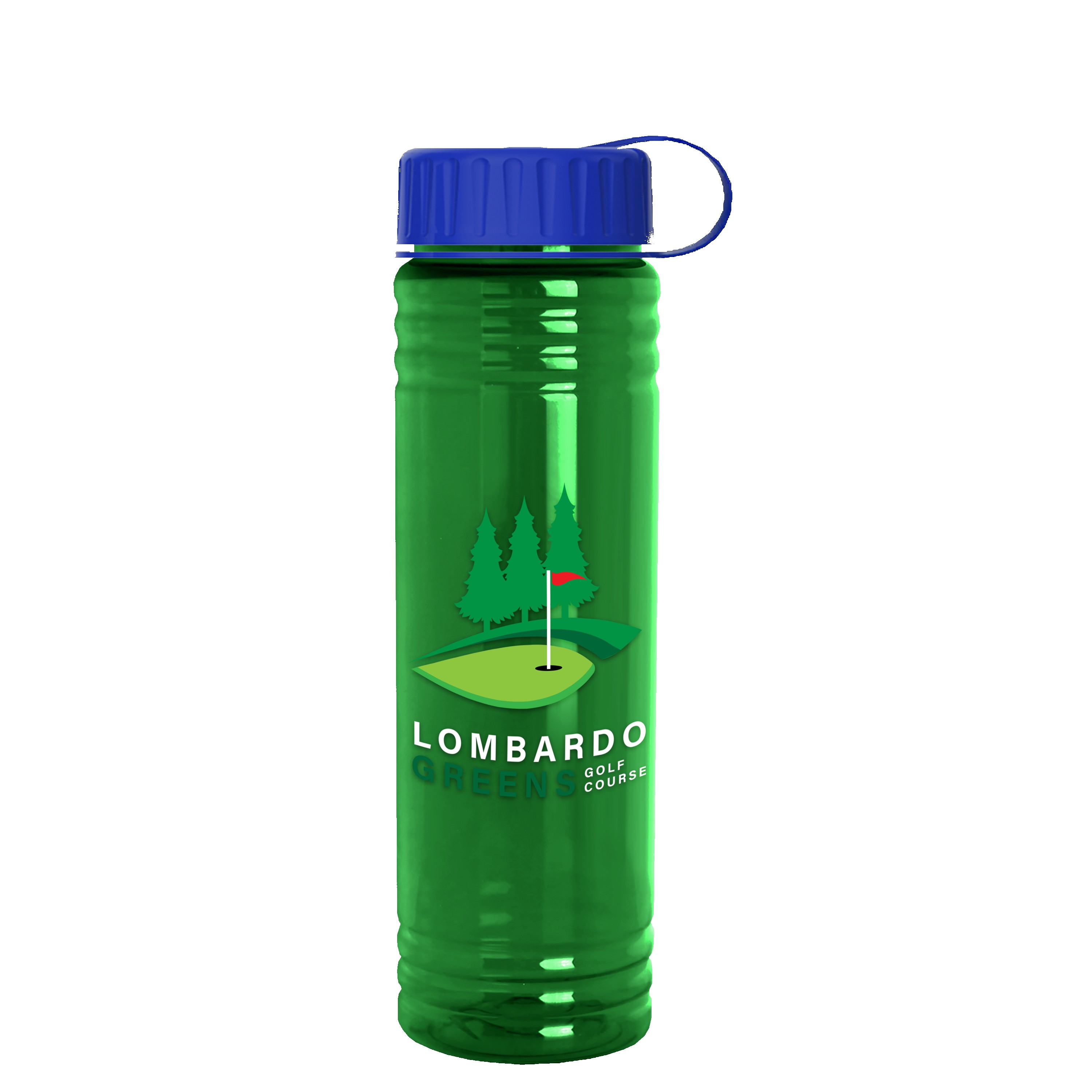 Garyline® Slim Fit RPET Bottle with Tethered Lid - 24 oz. 2