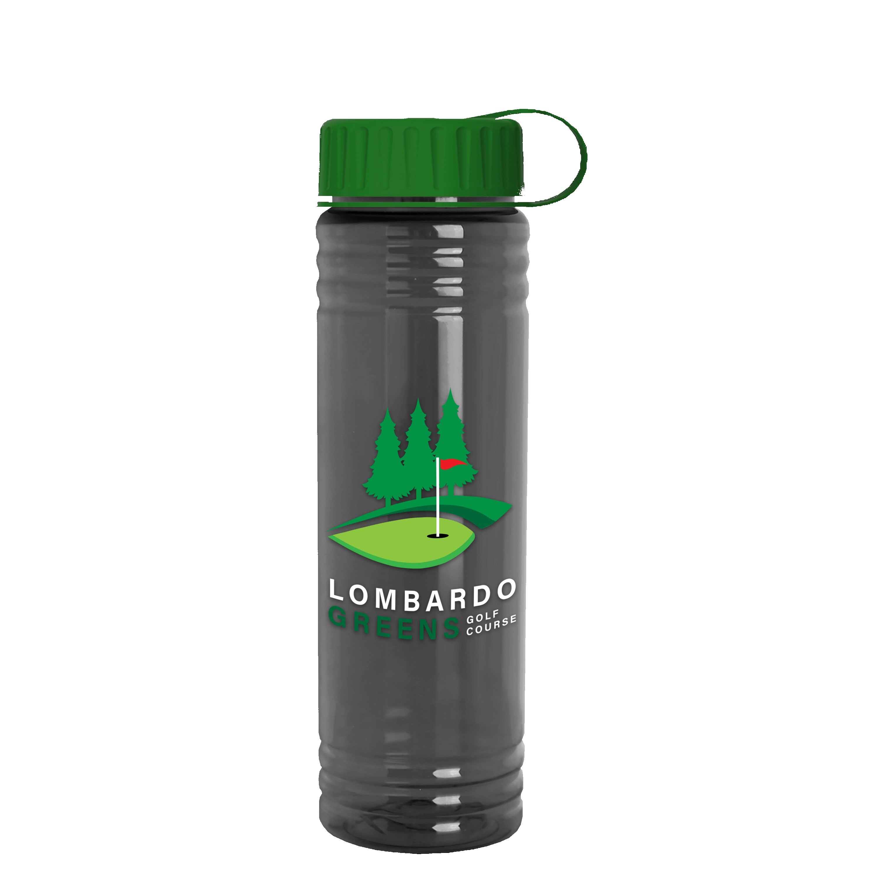 Garyline® Slim Fit RPET Bottle with Tethered Lid - 24 oz. 2