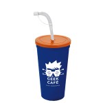 Garyline® Sport Sipper Cup with Straw Lid - 24 oz. - SC24LF_navyblue_cup_translucentorange_lid_frost_straw_1c.png Garyline® Sport Sipper Cup with Straw Lid - 24 oz. - SC24LF_navyblue_cup_translucentorange_lid_frost_straw_1c.png