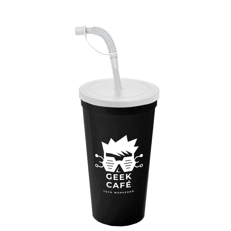 Garyline® Sport Sipper Cup with Straw Lid - 24 oz. 2 Garyline® Sport Sipper Cup with Straw Lid - 24 oz. 2
