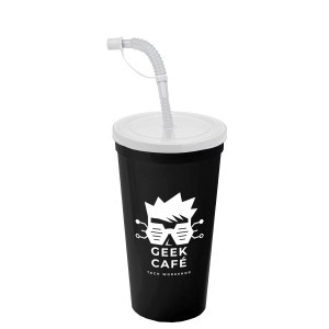 Garyline® Sport Sipper Cup with Straw Lid - 24 oz. 2 Garyline® Sport Sipper Cup with Straw Lid - 24 oz. 2