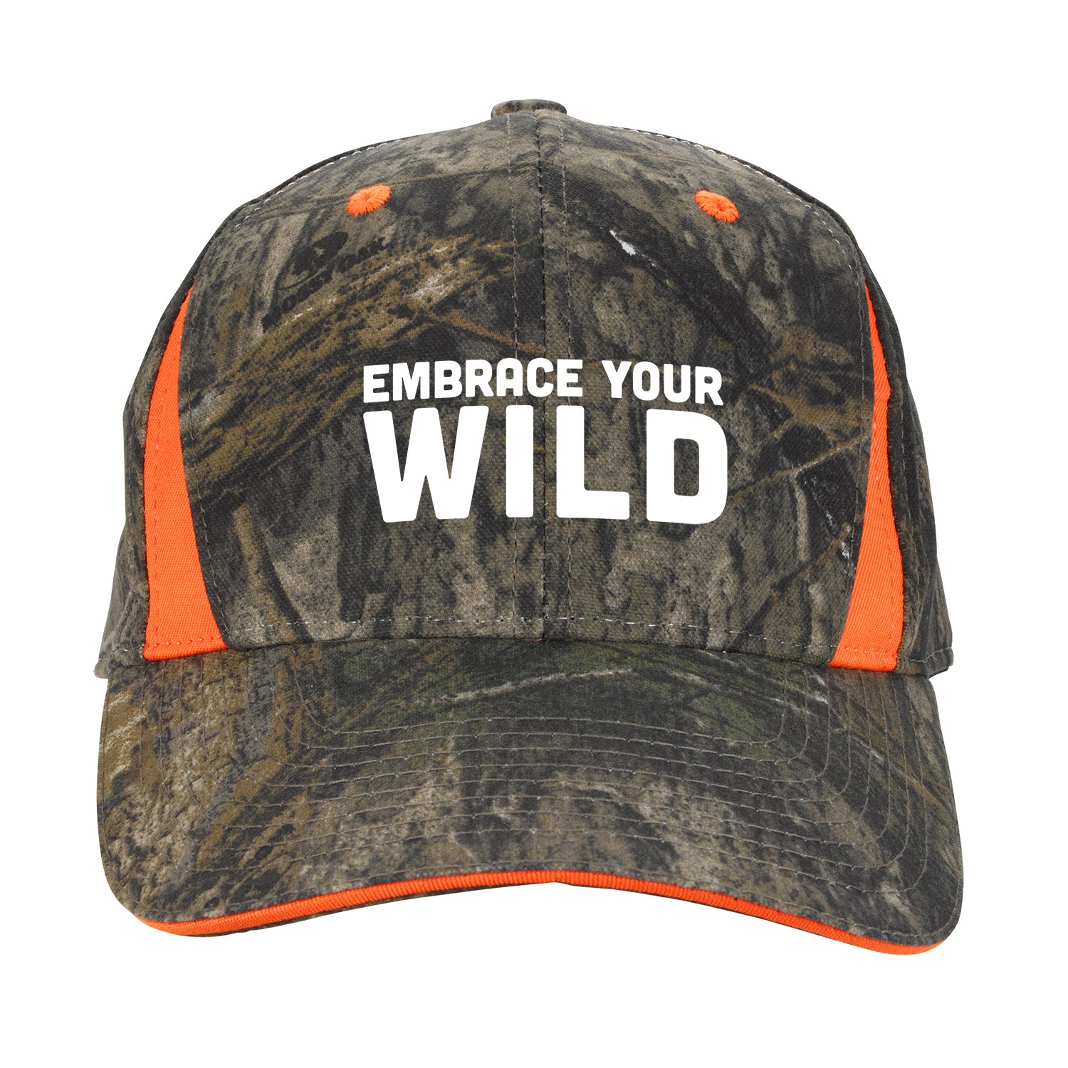 Camo Cap With Blaze Inserts 2