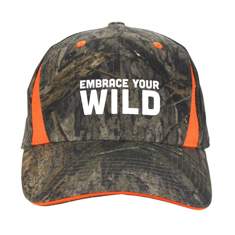Camo Cap With Blaze Inserts 2 Camo Cap With Blaze Inserts 2
