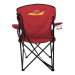 RPET Folding Chair with Carrying Strap - VOUT044 red image RPET Folding Chair with Carrying Strap - VOUT044 red image