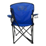 RPET Folding Chair with Carrying Strap - VOUT044 royal image RPET Folding Chair with Carrying Strap - VOUT044 royal image