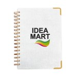 Good Value™ Woven Paper Hardback With Metal Accents Notebook 2 Good Value™ Woven Paper Hardback With Metal Accents Notebook 2