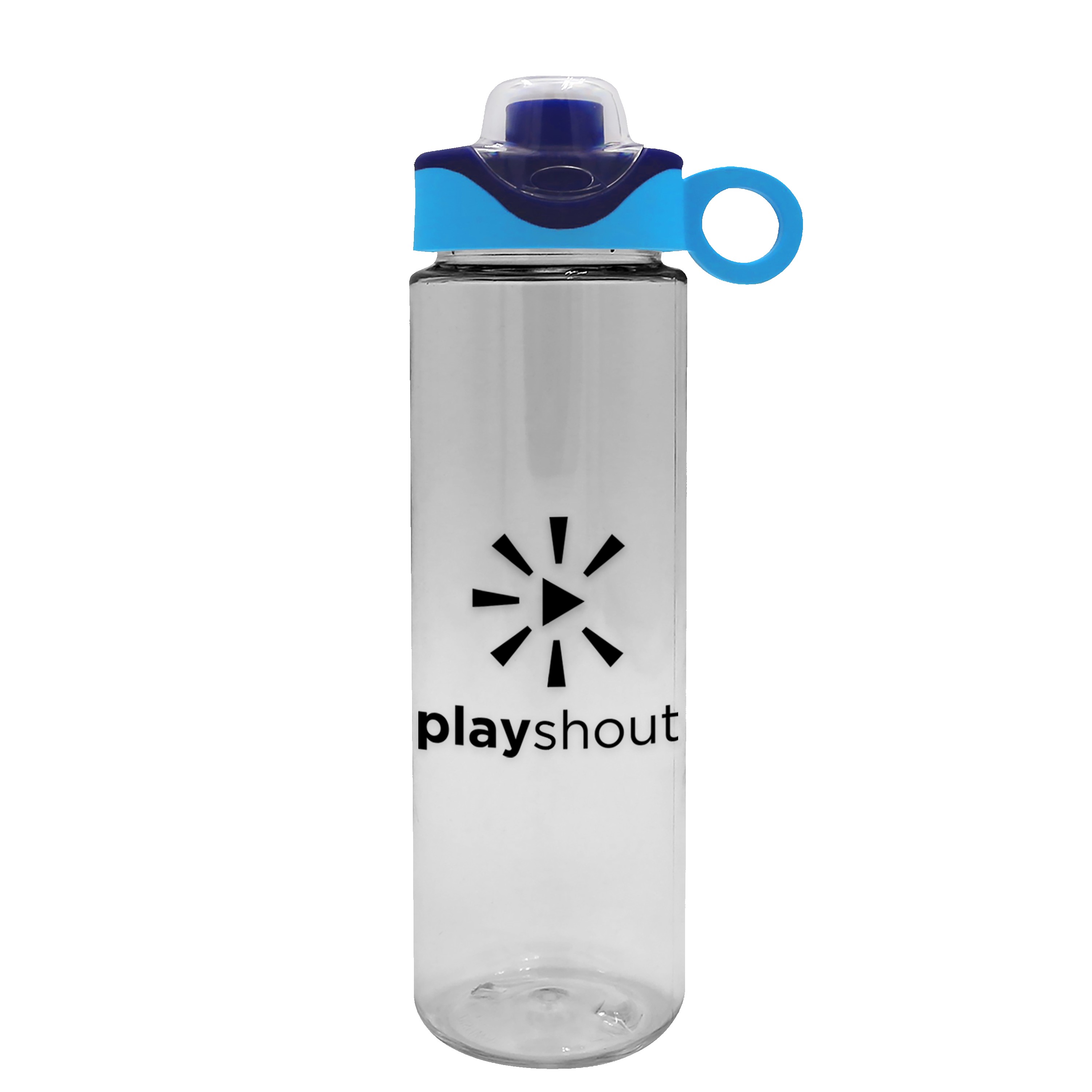 Garyline® Freedom Tritan® Bottle with Two-Tone Drink-Thru Lid with Silicone Loop - 28 oz. 2
