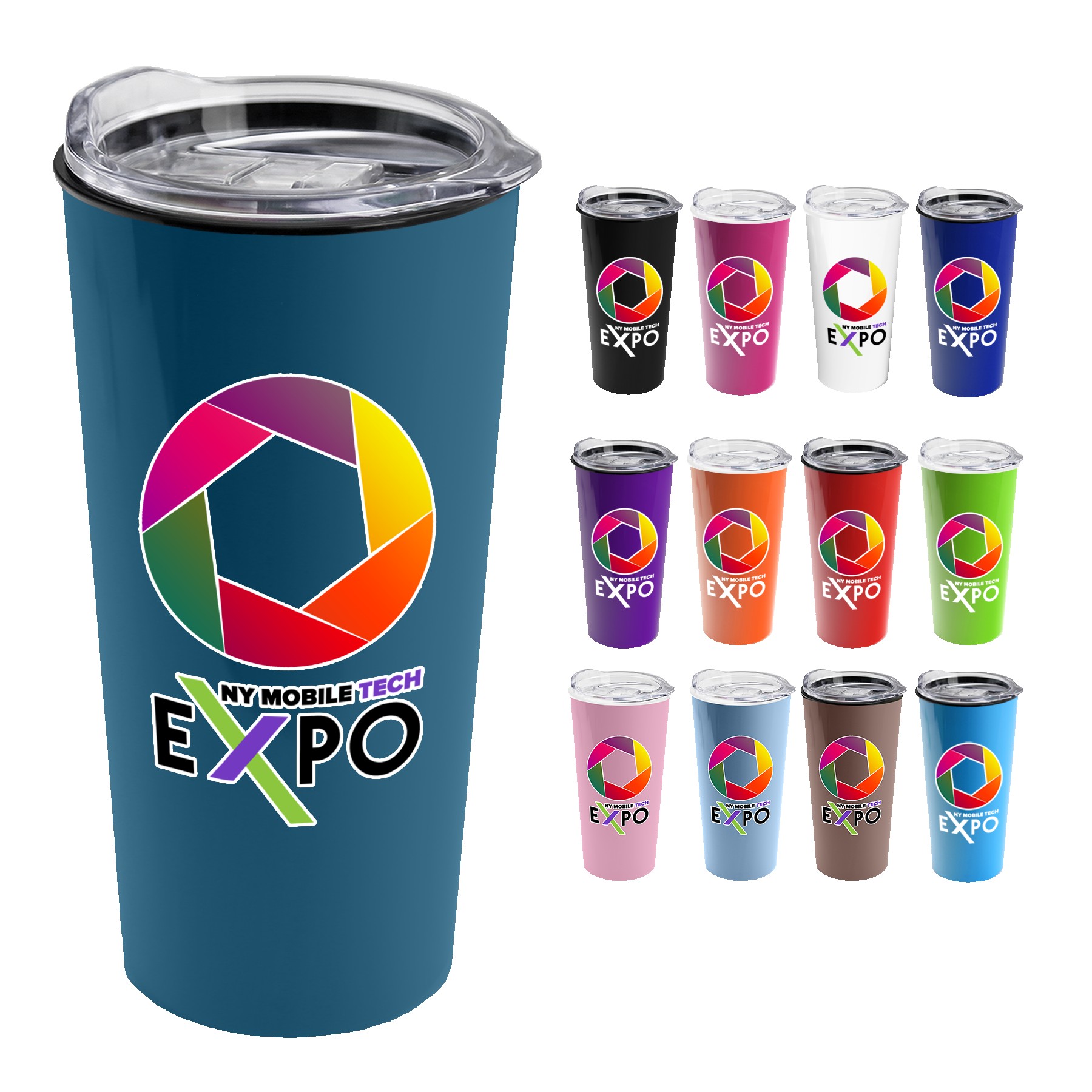 Garyline® Roadmaster Travel Tumbler with Slider Lid - 18 oz. 2