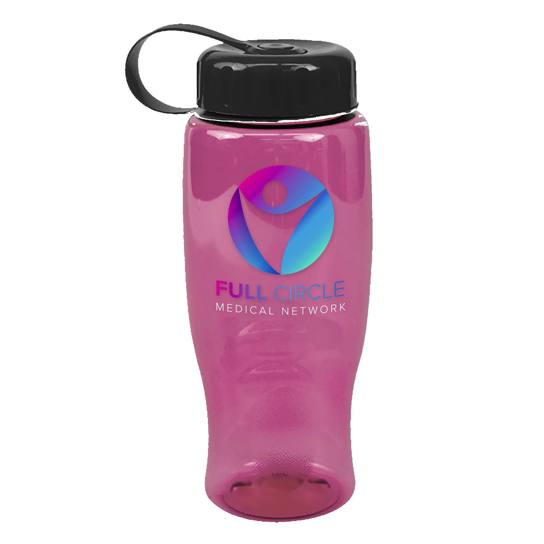 Garyline® Poly+ Bottle with Tethered Lid - 27 oz. 2