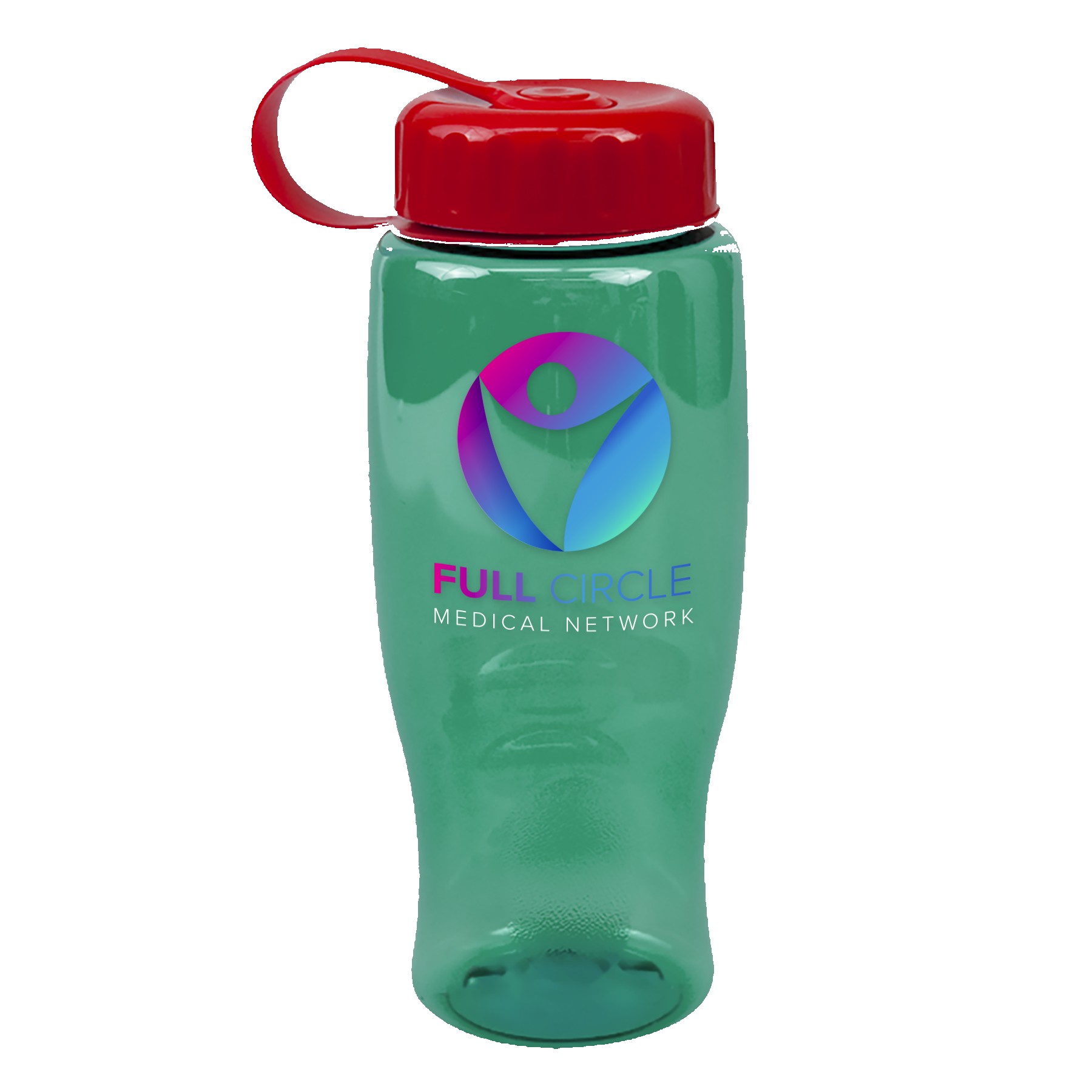 Garyline® Poly+ Bottle with Tethered Lid - 27 oz. 2