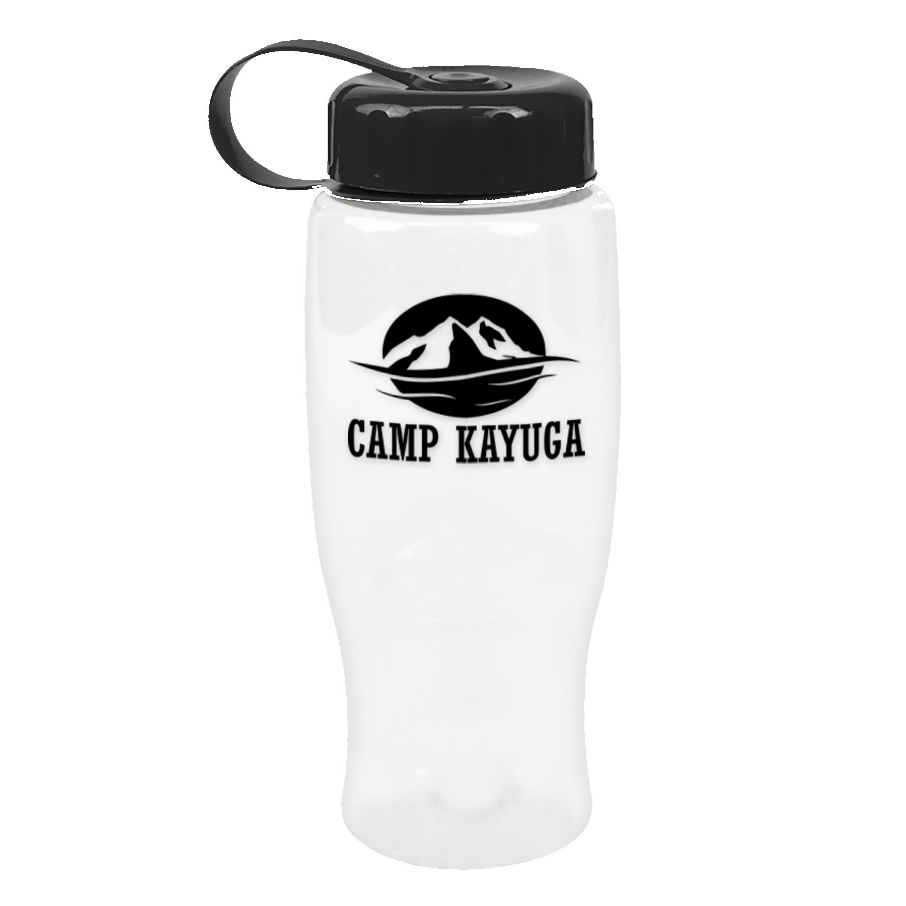 Garyline® Poly+ Bottle with Tethered Lid - 27 oz. 2