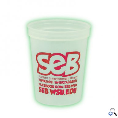 16 Oz. Glow In The Dark Stadium Cup 1 16 Oz. Glow In The Dark Stadium Cup 1