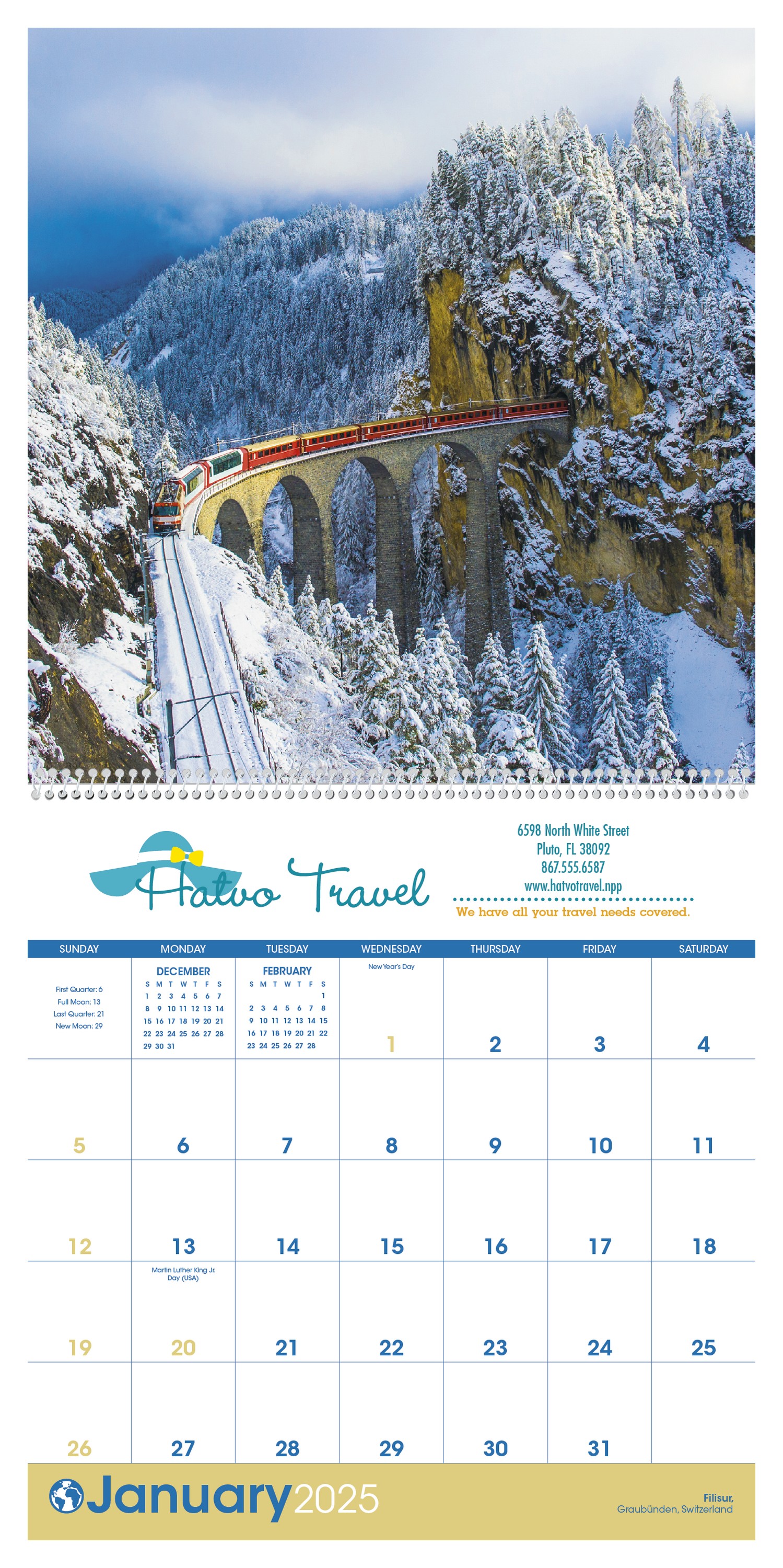 Triumph® Calendars World Scenic Calendar 2