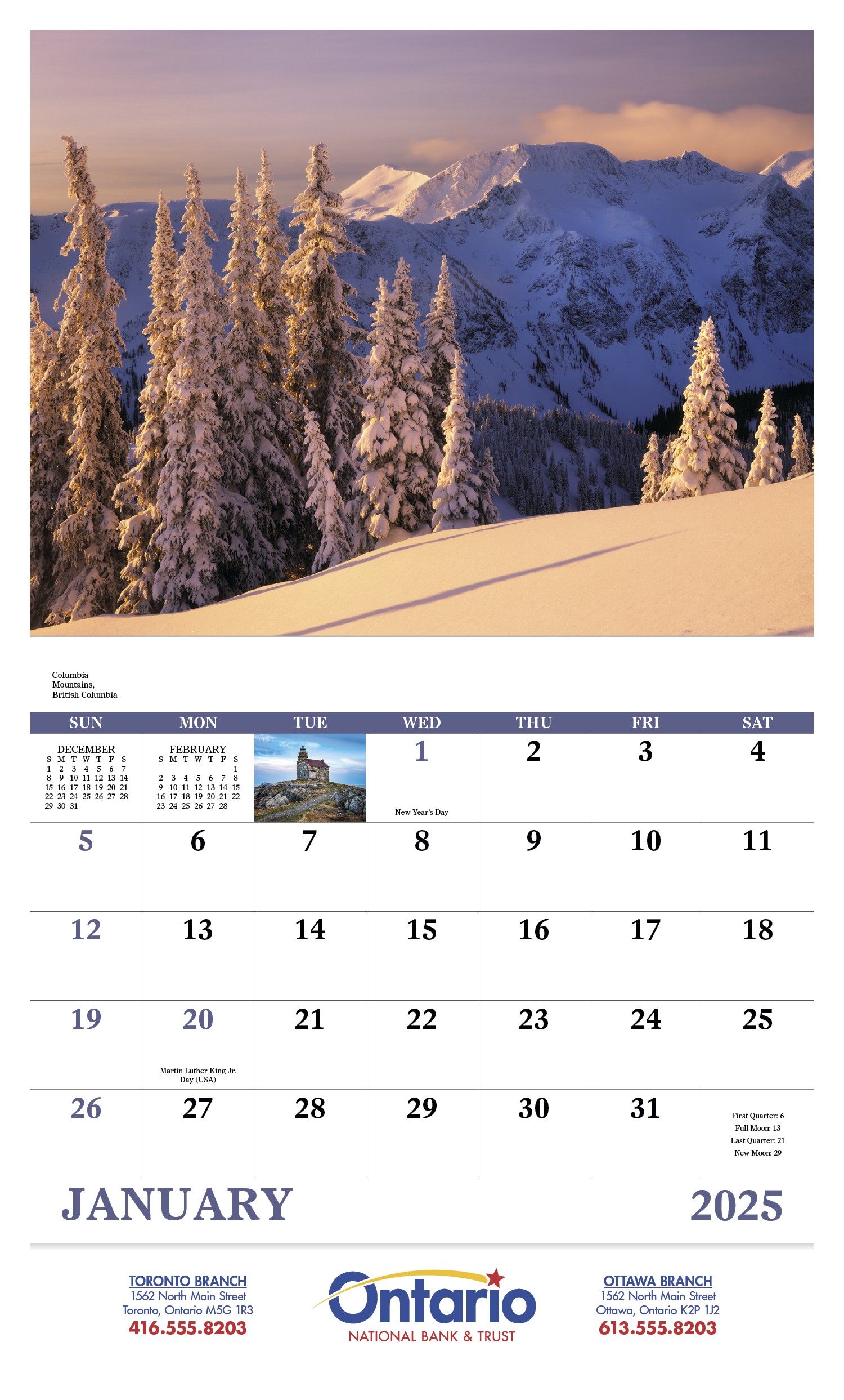 Good Value™ Scenic Canada - Stapled Calendar 2