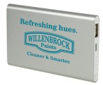 Good Value™ Compact Aluminum Power Bank 4000 mAh - 32028 silver product image Good Value™ Compact Aluminum Power Bank 4000 mAh - 32028 silver product image