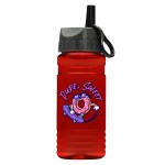 Garyline® RPET Bottle with Ring-Straw Lid - 20 oz. - RP20A_translucentred_bottle_blackwithgray_lid_full.png Garyline® RPET Bottle with Ring-Straw Lid - 20 oz. - RP20A_translucentred_bottle_blackwithgray_lid_full.png