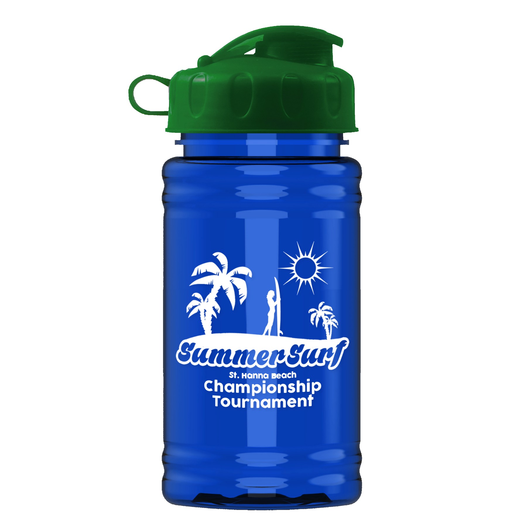 Garyline® Mini RPET Bottle with Flip Lid - 16 oz. 2