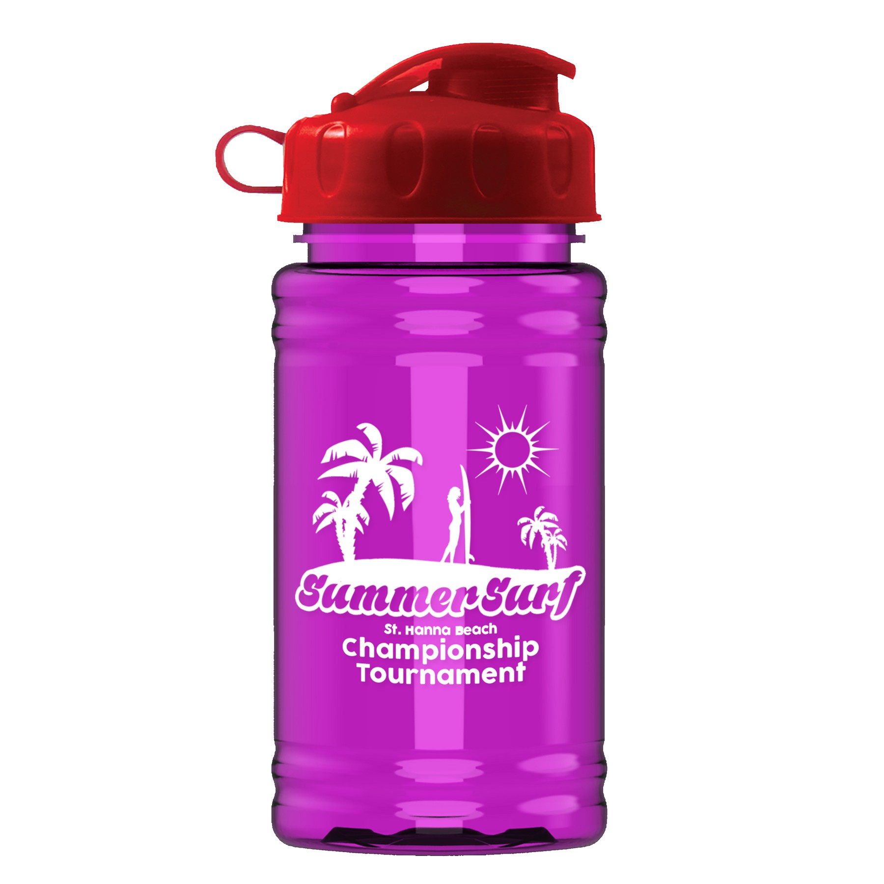 Garyline® Mini RPET Bottle with Flip Lid - 16 oz. 2