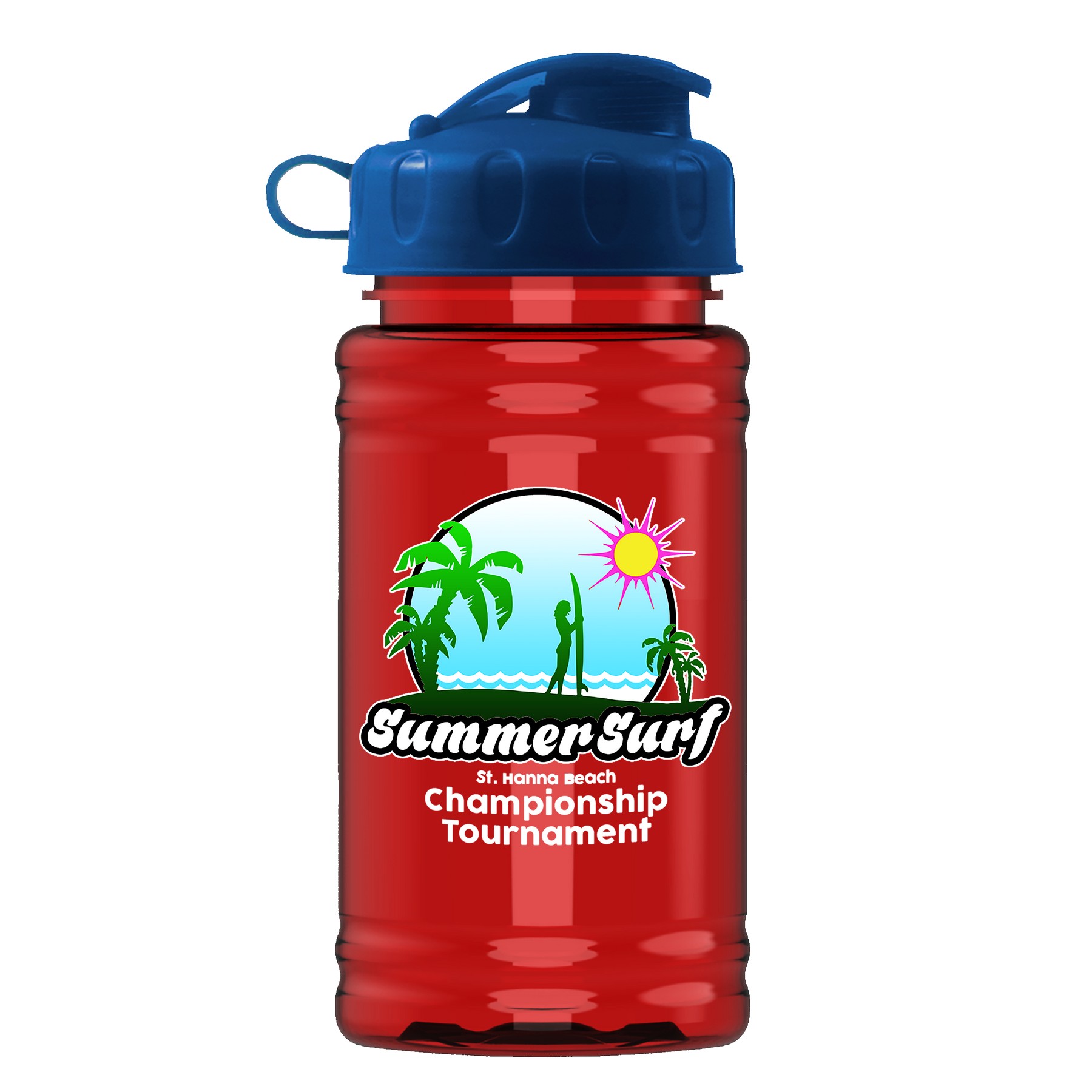Garyline® Mini RPET Bottle with Flip Lid - 16 oz. 2