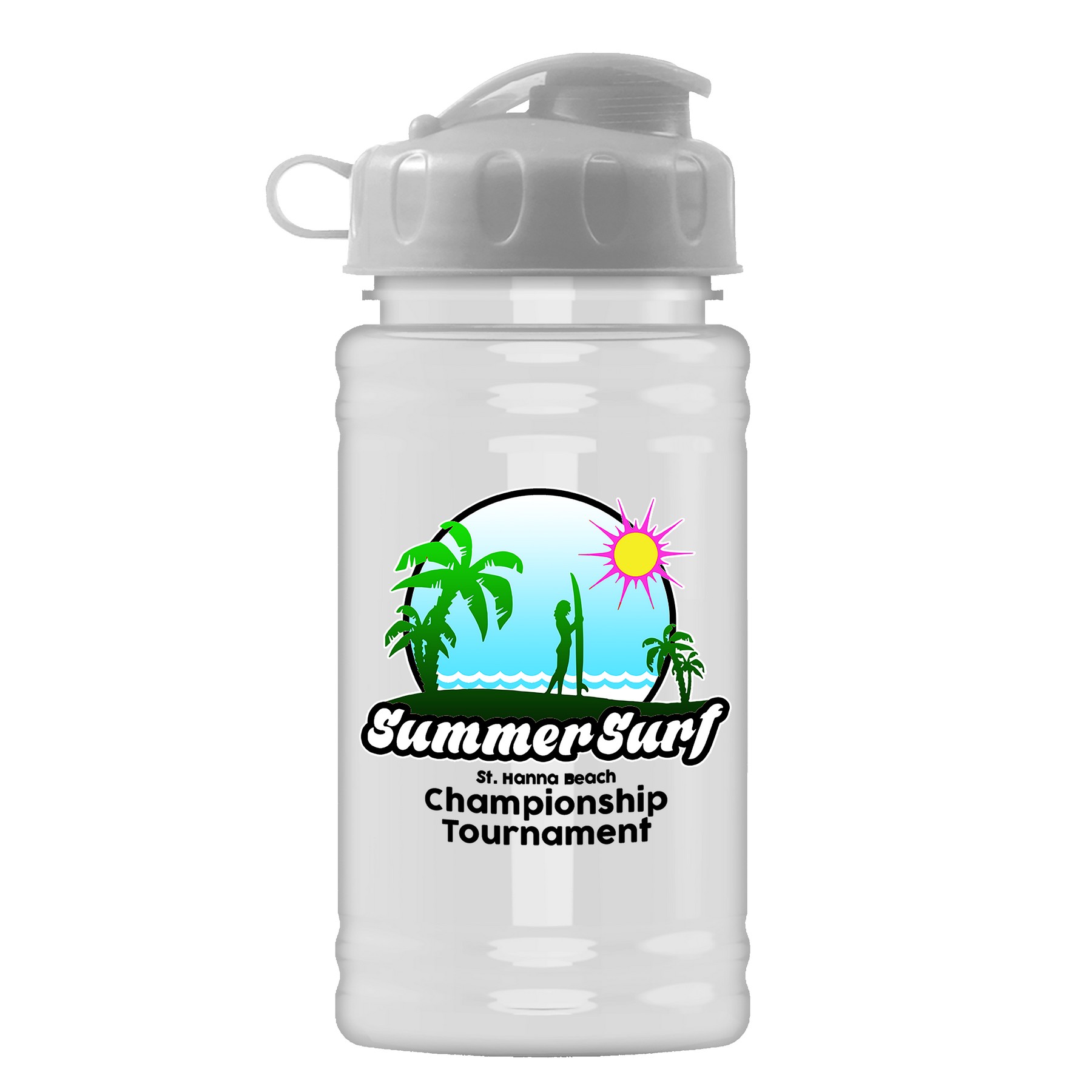 Garyline® Mini RPET Bottle with Flip Lid - 16 oz. 2