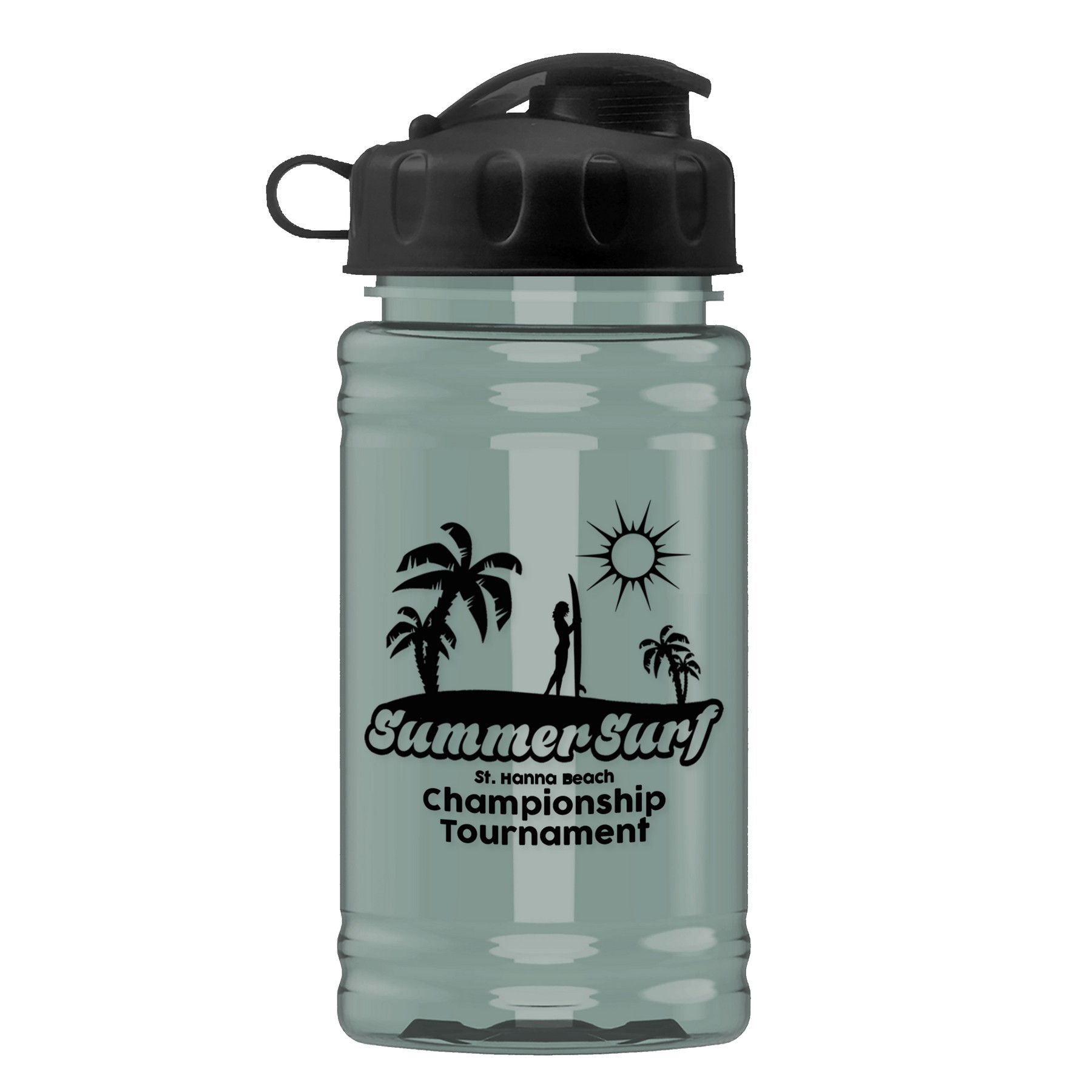 Garyline® Mini RPET Bottle with Flip Lid - 16 oz. 2