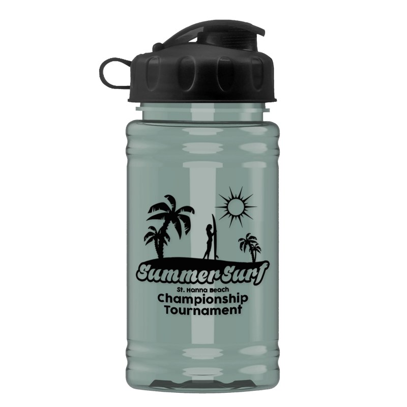 Garyline® Mini RPET Bottle with Flip Lid - 16 oz. 2 Garyline® Mini RPET Bottle with Flip Lid - 16 oz. 2