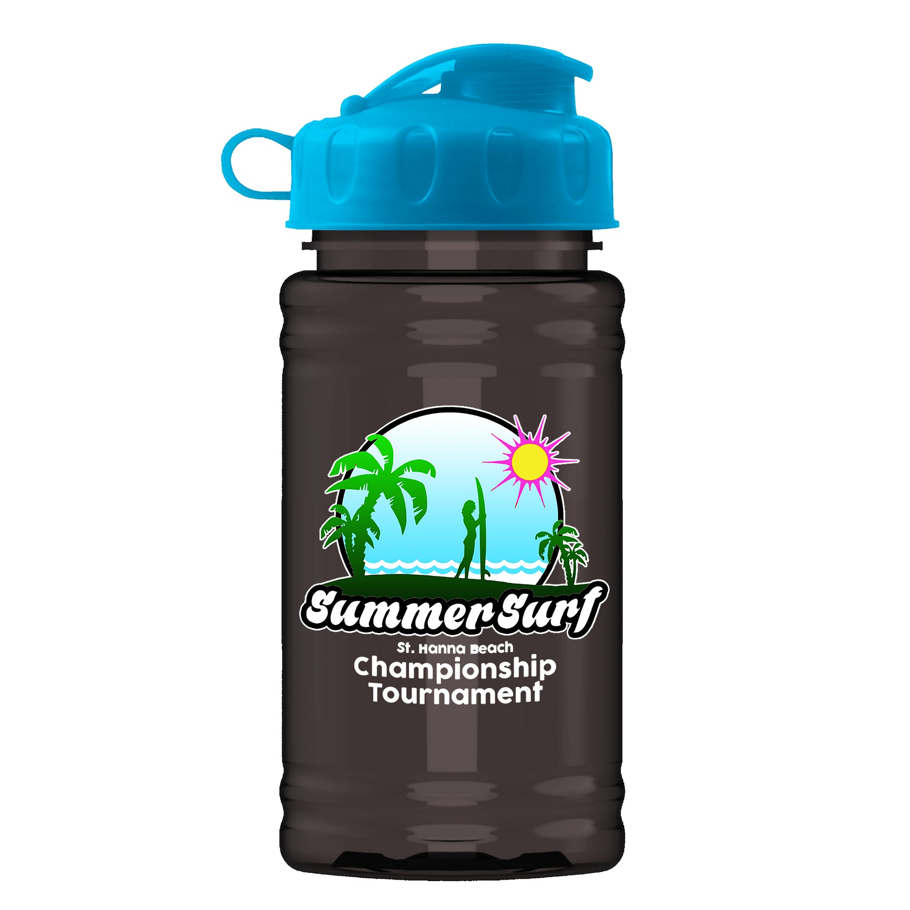 Garyline® Mini RPET Bottle with Flip Lid - 16 oz. 2
