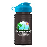 Garyline® Mini RPET Bottle with Flip Lid - 16 oz. - RP16F_smoke_bottle_cyan_lid_full.png Garyline® Mini RPET Bottle with Flip Lid - 16 oz. - RP16F_smoke_bottle_cyan_lid_full.png