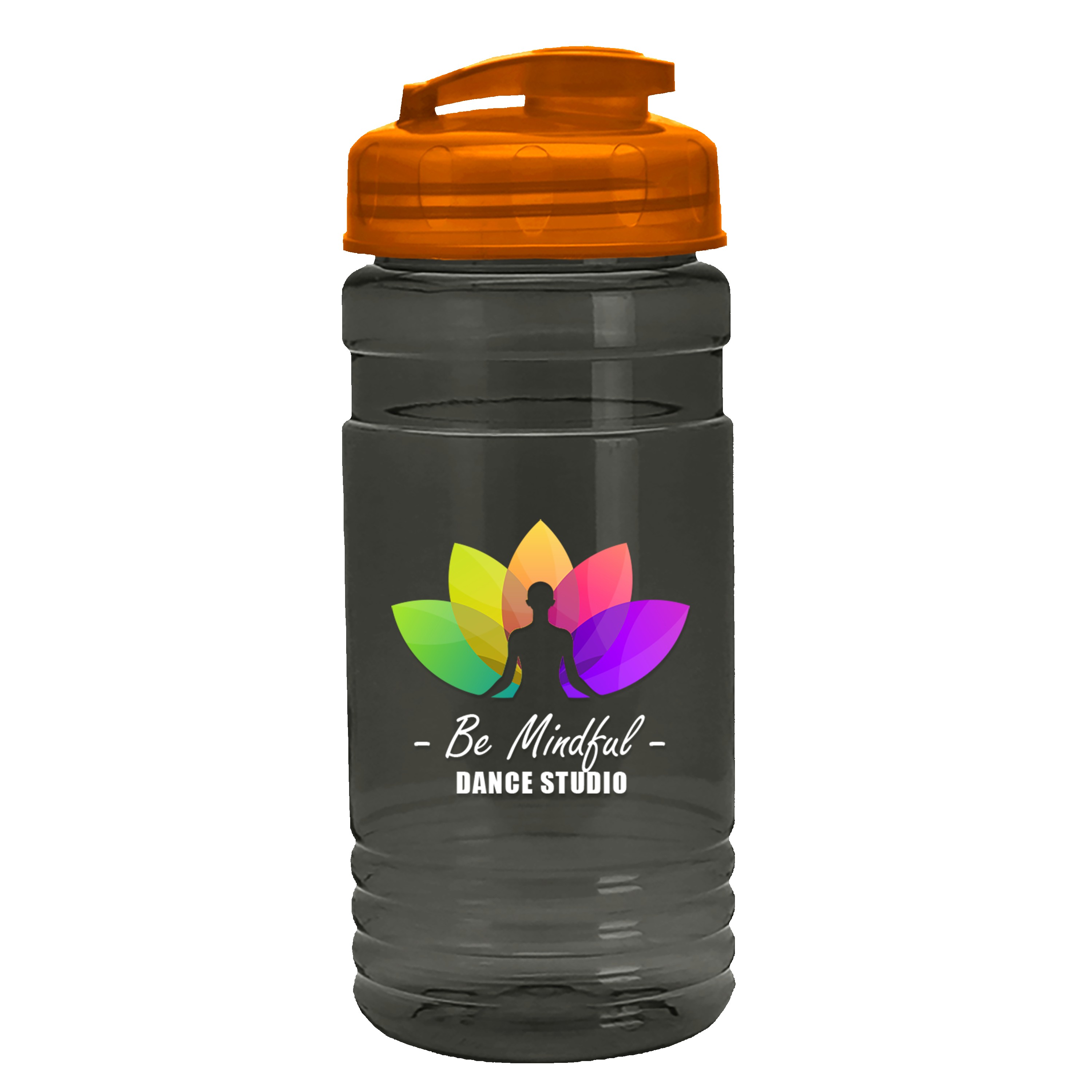 Garyline® RPET Bottle with Flip-Top Lid - 20 oz. 2