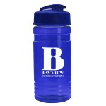 Garyline® RPET Bottle with Flip-Top Lid - 20 oz. - RP20U_translucentblue_bottle_navyblue_lid_1c.png Garyline® RPET Bottle with Flip-Top Lid - 20 oz. - RP20U_translucentblue_bottle_navyblue_lid_1c.png