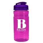 Garyline® RPET Bottle with Flip-Top Lid - 20 oz. - RP20U_translucenthotpink_bottle_translucentviolet_lid_1c.png Garyline® RPET Bottle with Flip-Top Lid - 20 oz. - RP20U_translucenthotpink_bottle_translucentviolet_lid_1c.png