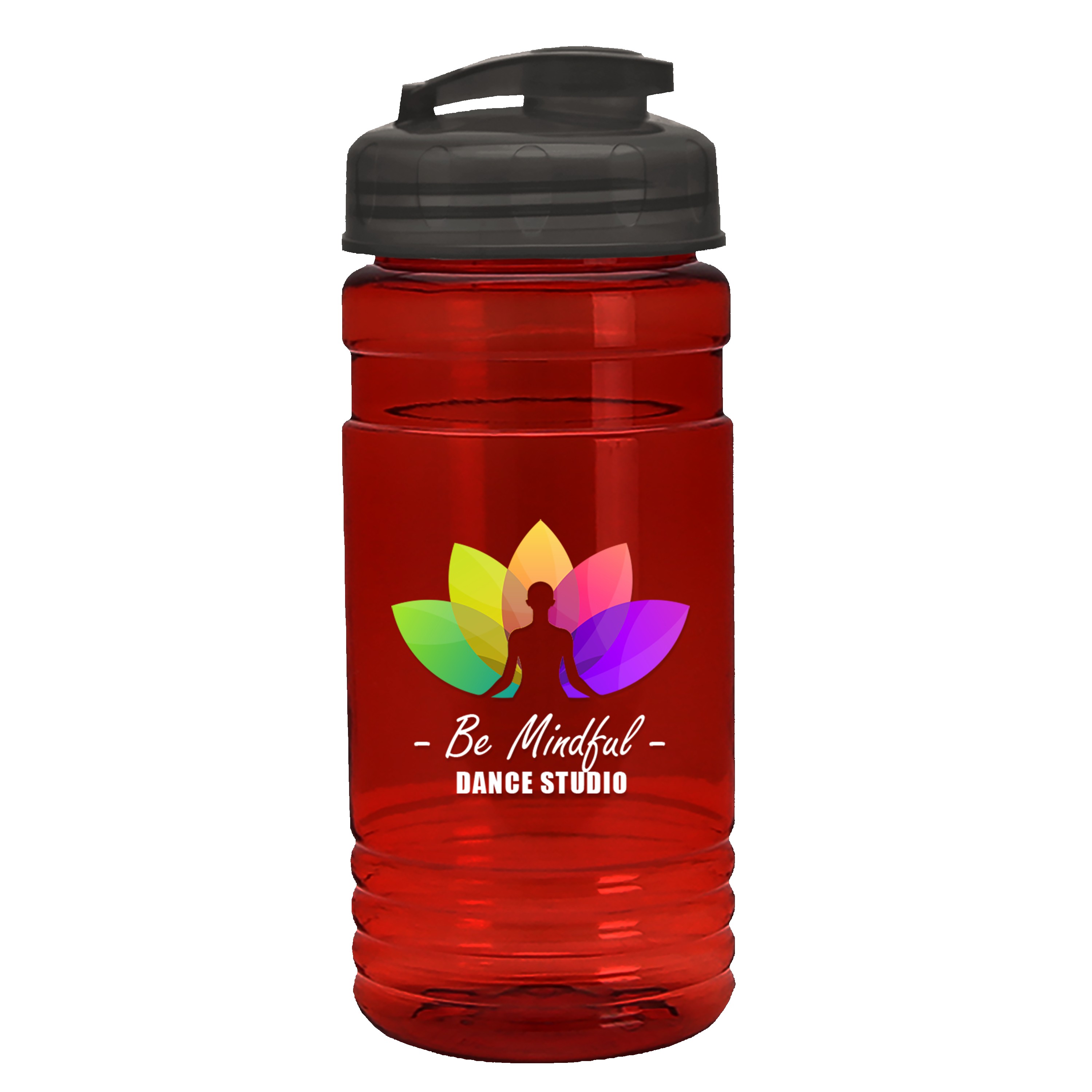 Garyline® RPET Bottle with Flip-Top Lid - 20 oz. 2