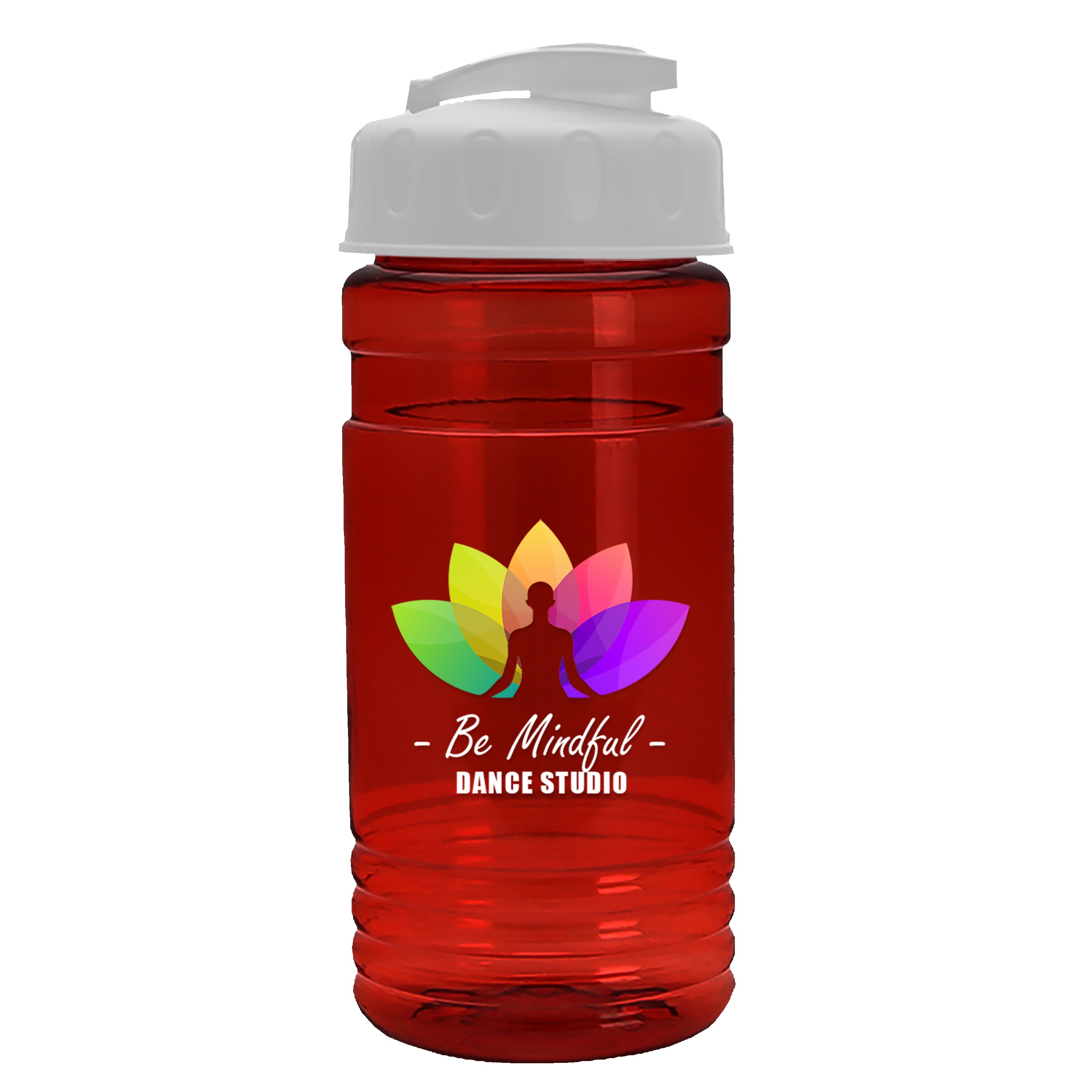 Garyline® RPET Bottle with Flip-Top Lid - 20 oz. 2