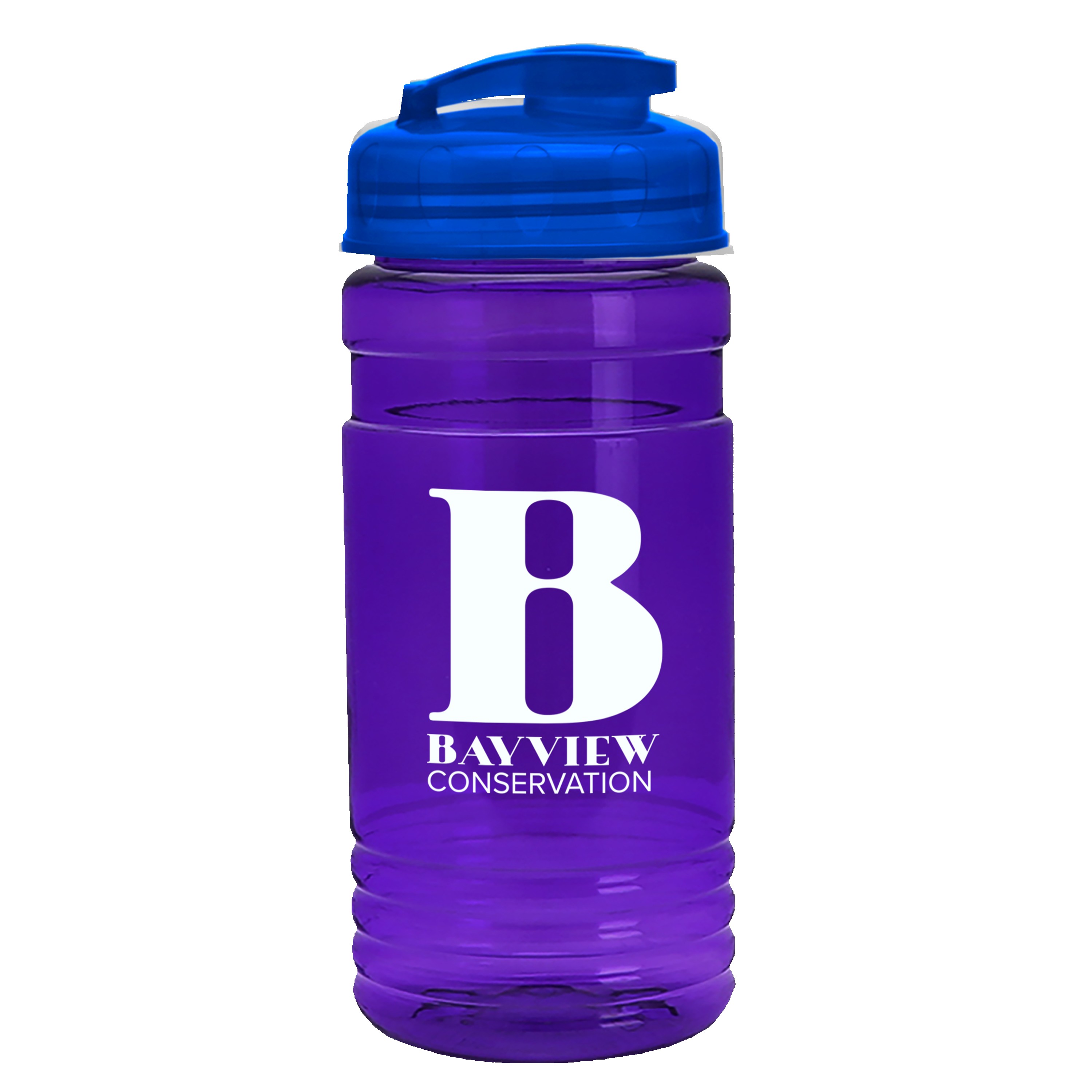 Garyline® RPET Bottle with Flip-Top Lid - 20 oz. 2