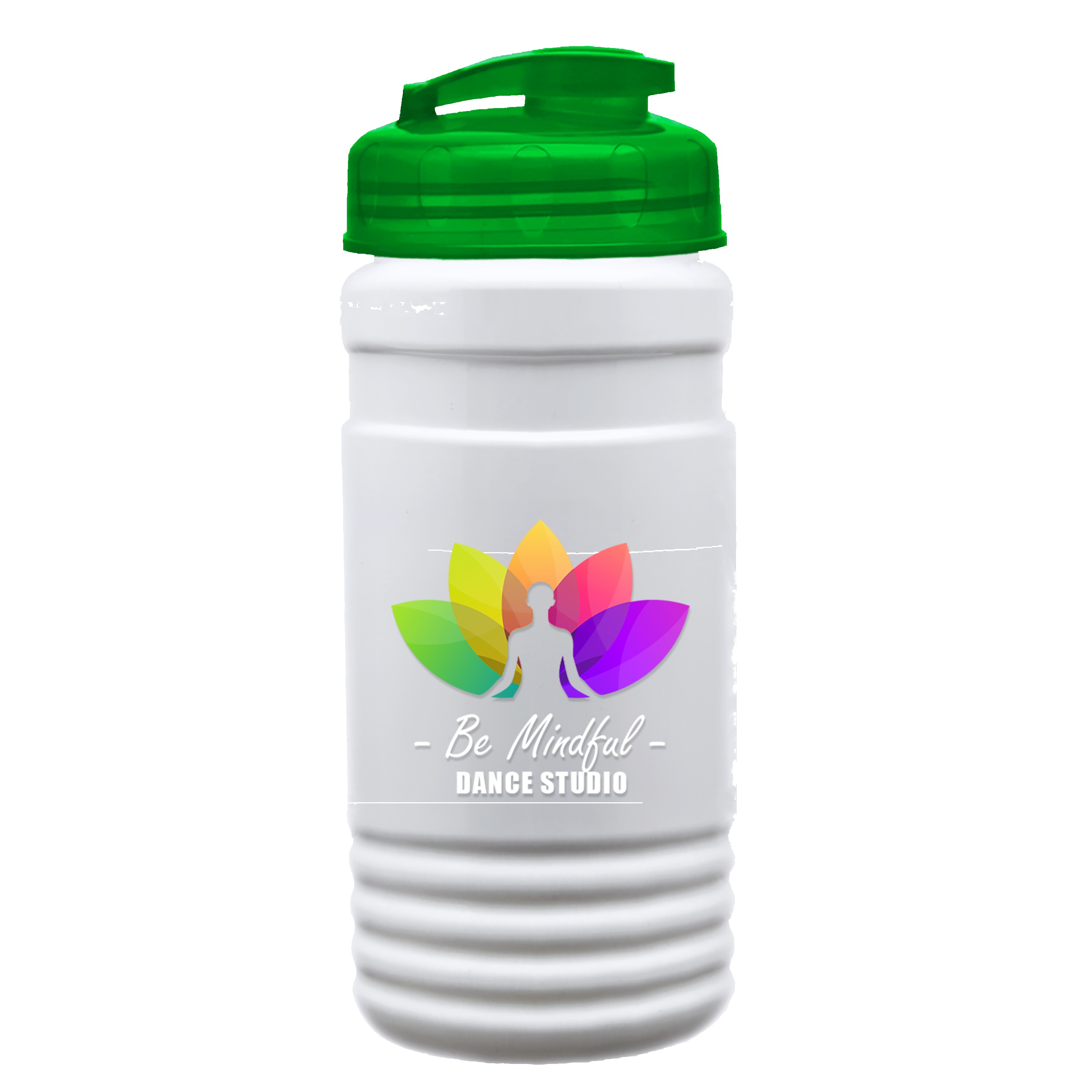 Garyline® RPET Bottle with Flip-Top Lid - 20 oz. 2