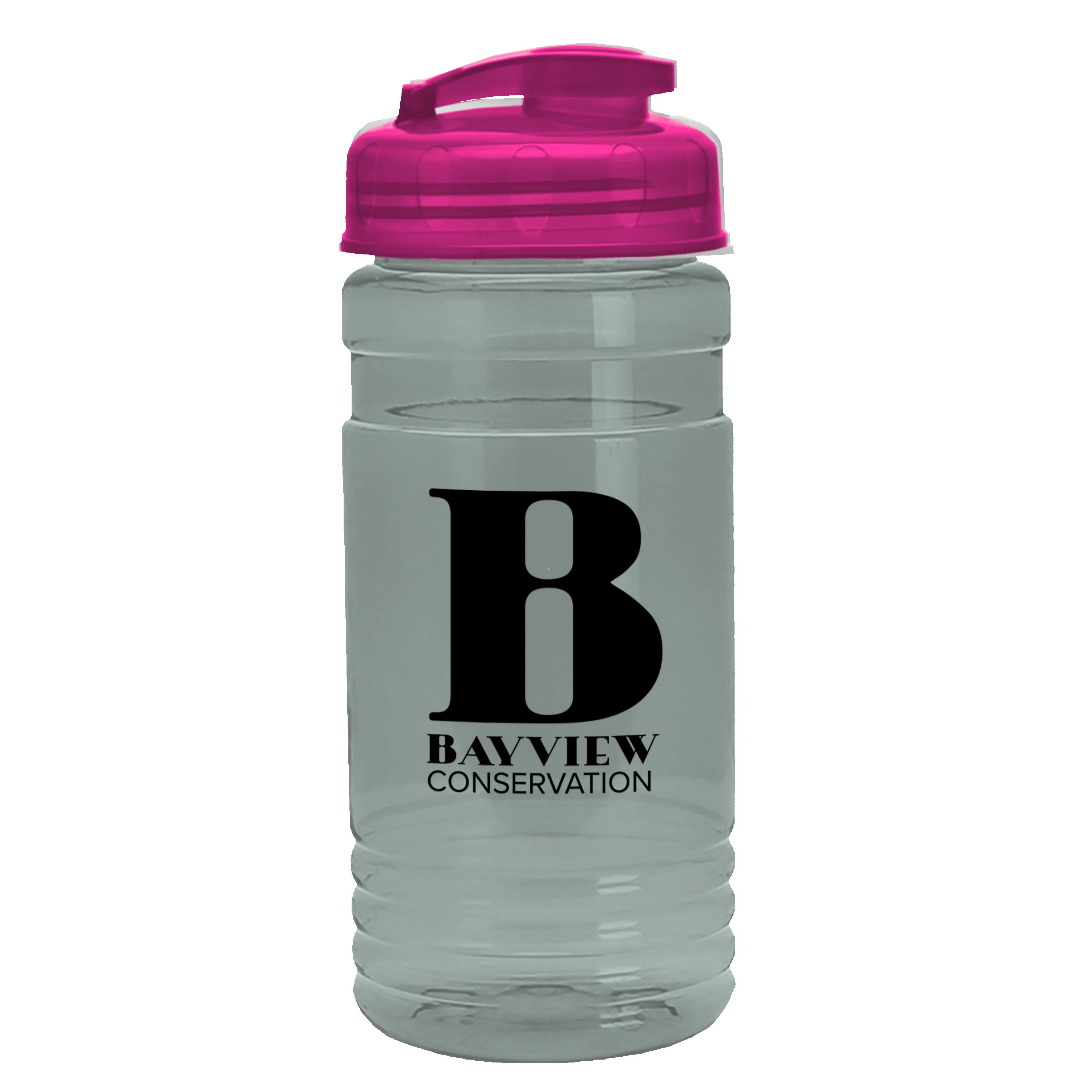 Garyline® RPET Bottle with Flip-Top Lid - 20 oz. 2