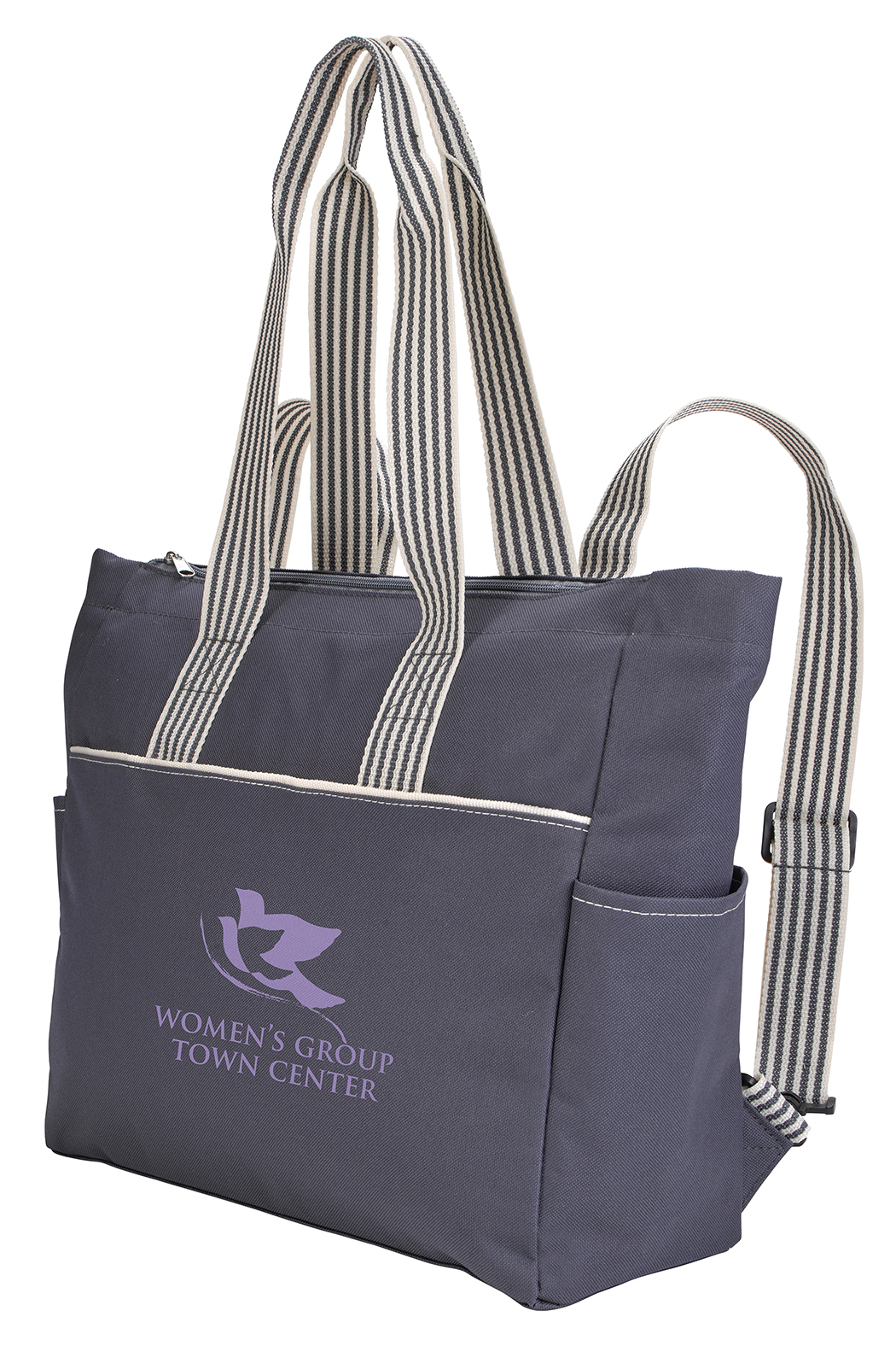 Atchison® Stripe Diaper Tote-Pack 2