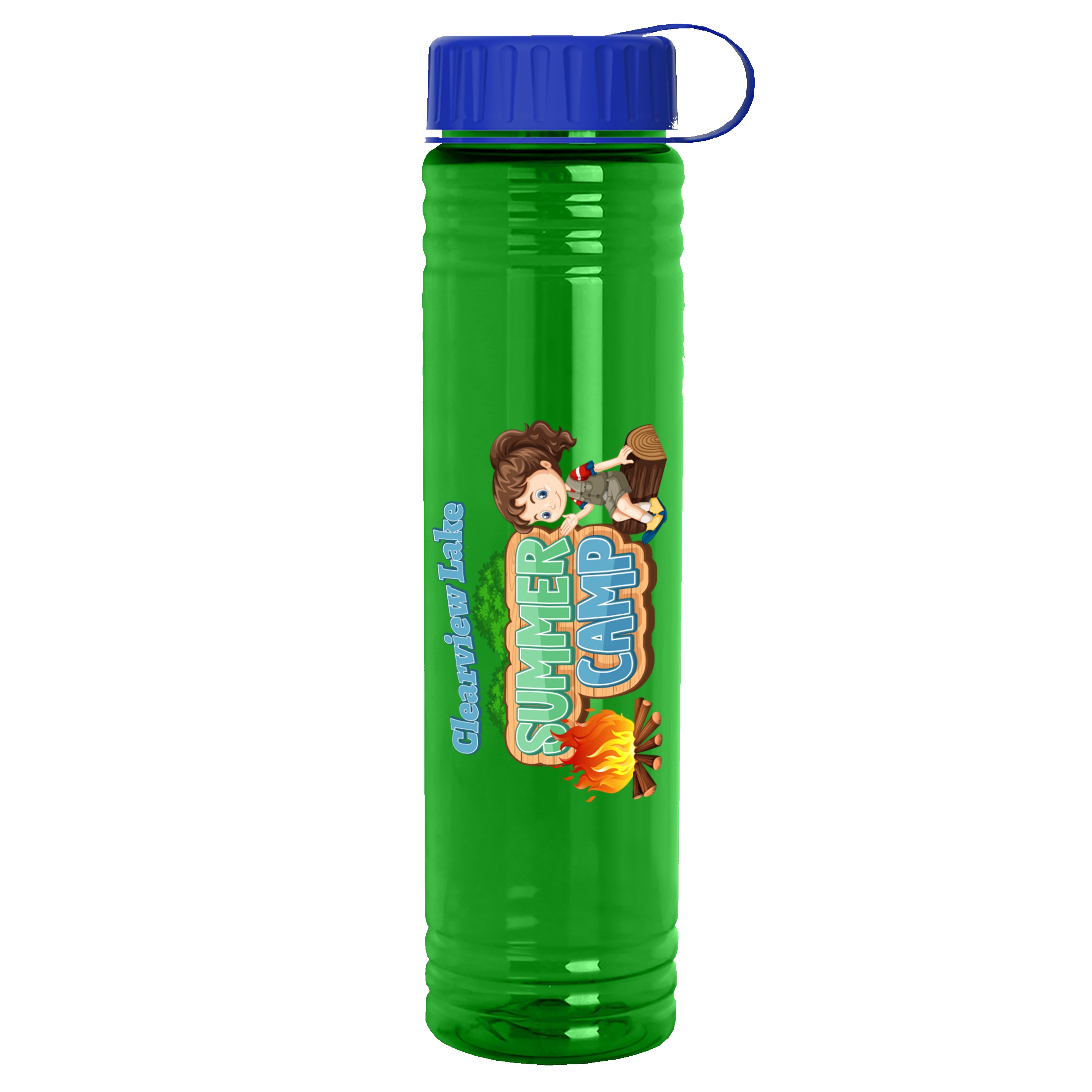 Garyline® Adventure Tritan® Renew Bottle with Tethered Lid - 32 oz. 2