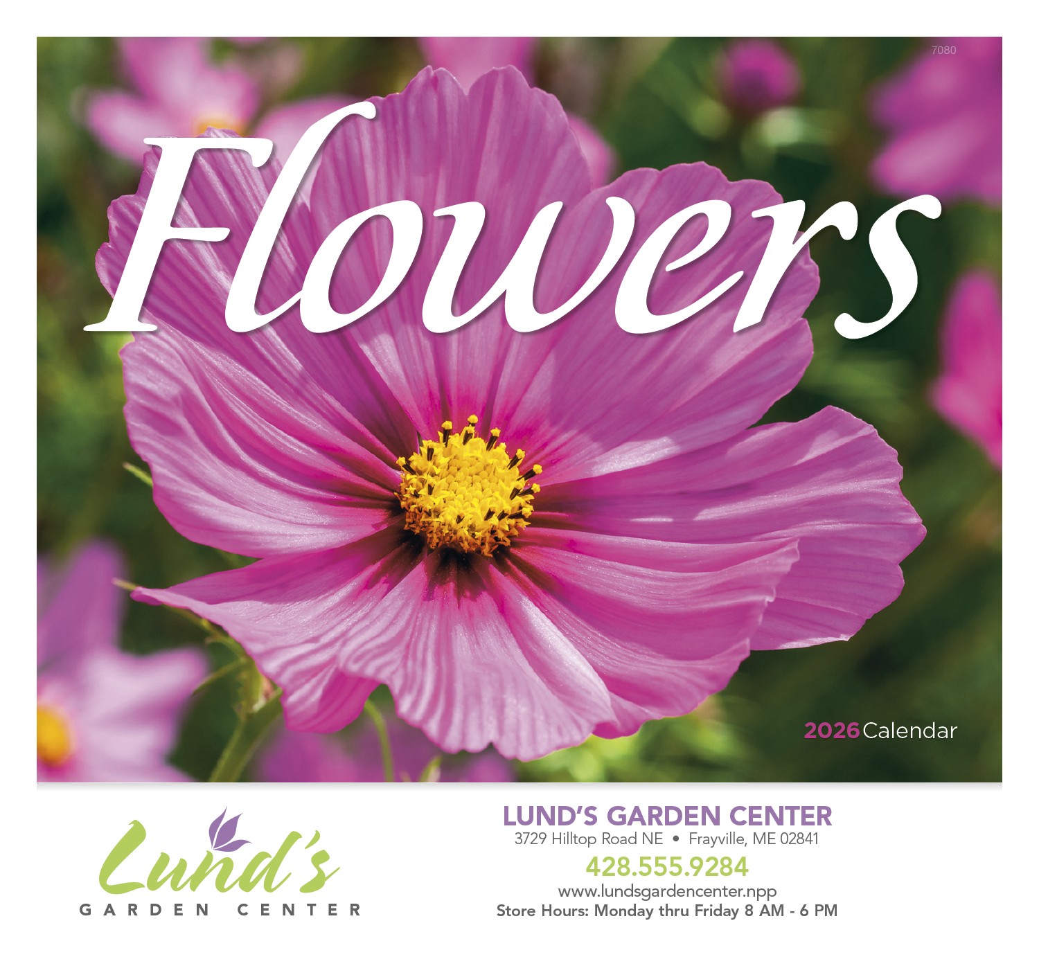 Good Value™ Flowers - Stapled Calendar 2