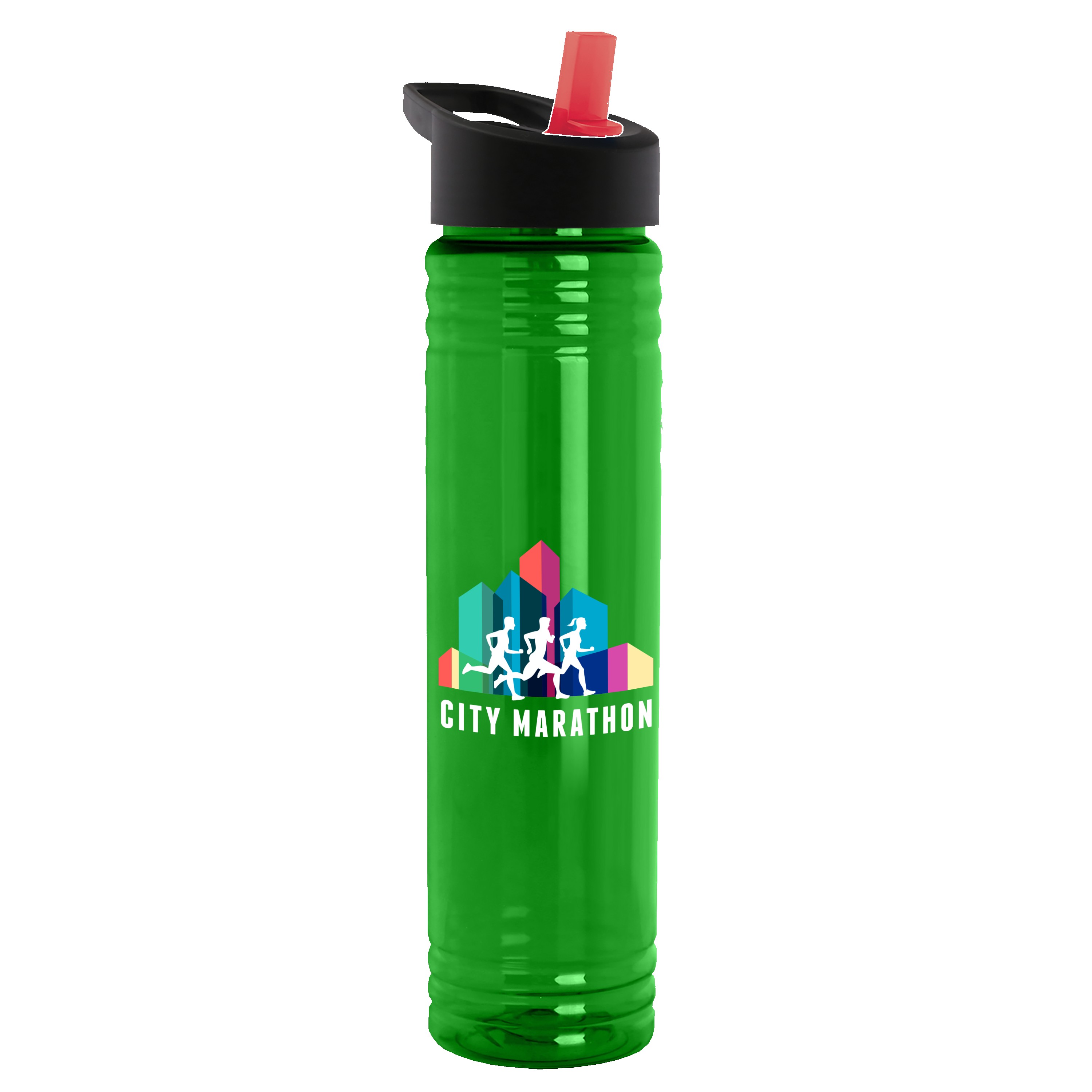 Garyline® Adventure Tritan® Renew Bottle with Flip-Straw Lid - 32 oz. 2
