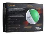 Titleist® Pro V1® Golf Ball - 60714 box back image Titleist® Pro V1® Golf Ball - 60714 box back image