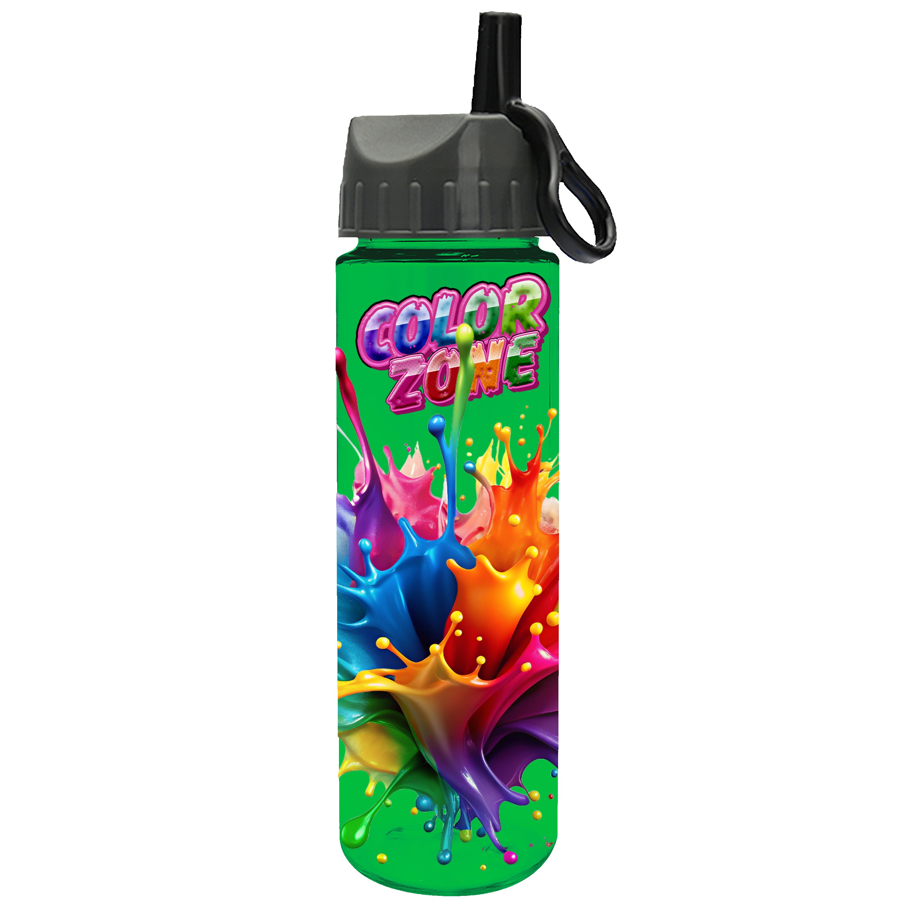Garyline® Freedom Tritan® Bottle with Ring-Straw Lid - 28 oz. 2